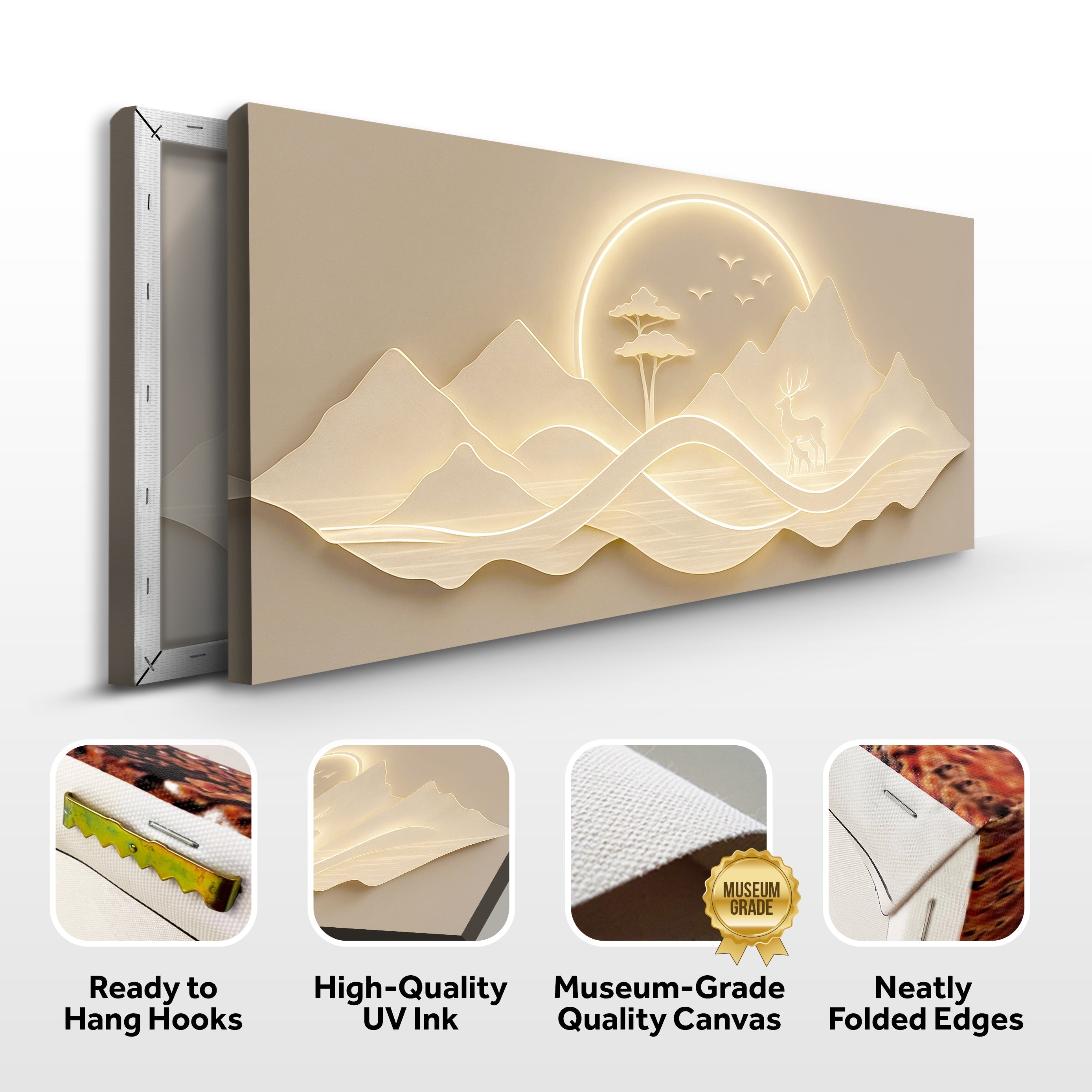 Modern Mountain Landscape Wall Art on sale at MyriadMart