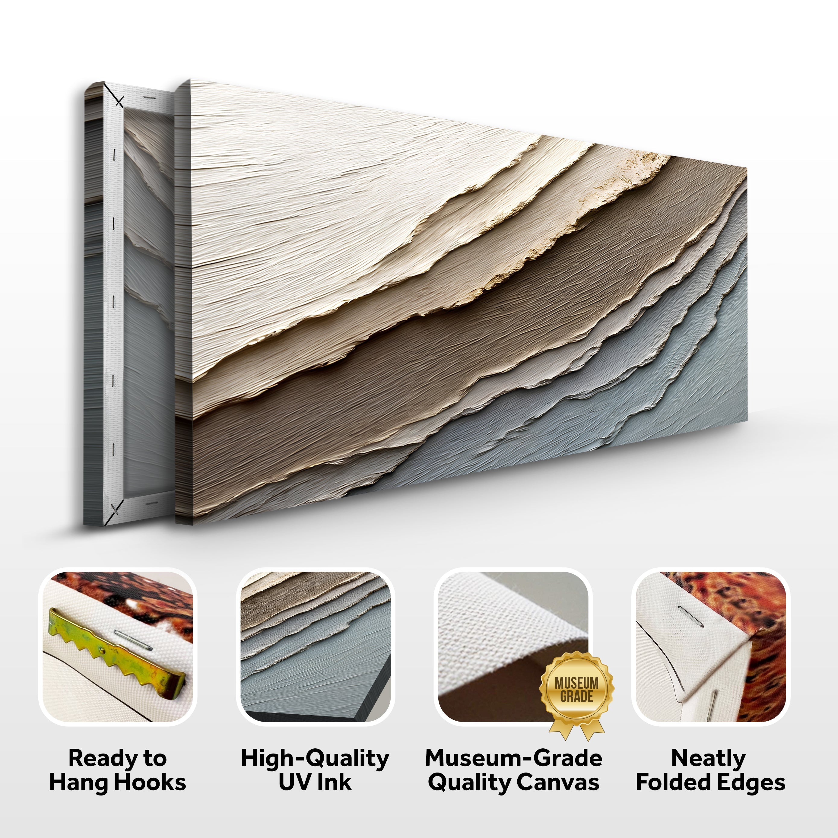Abstract Earth Tones Wall Art on sale at MyriadMart