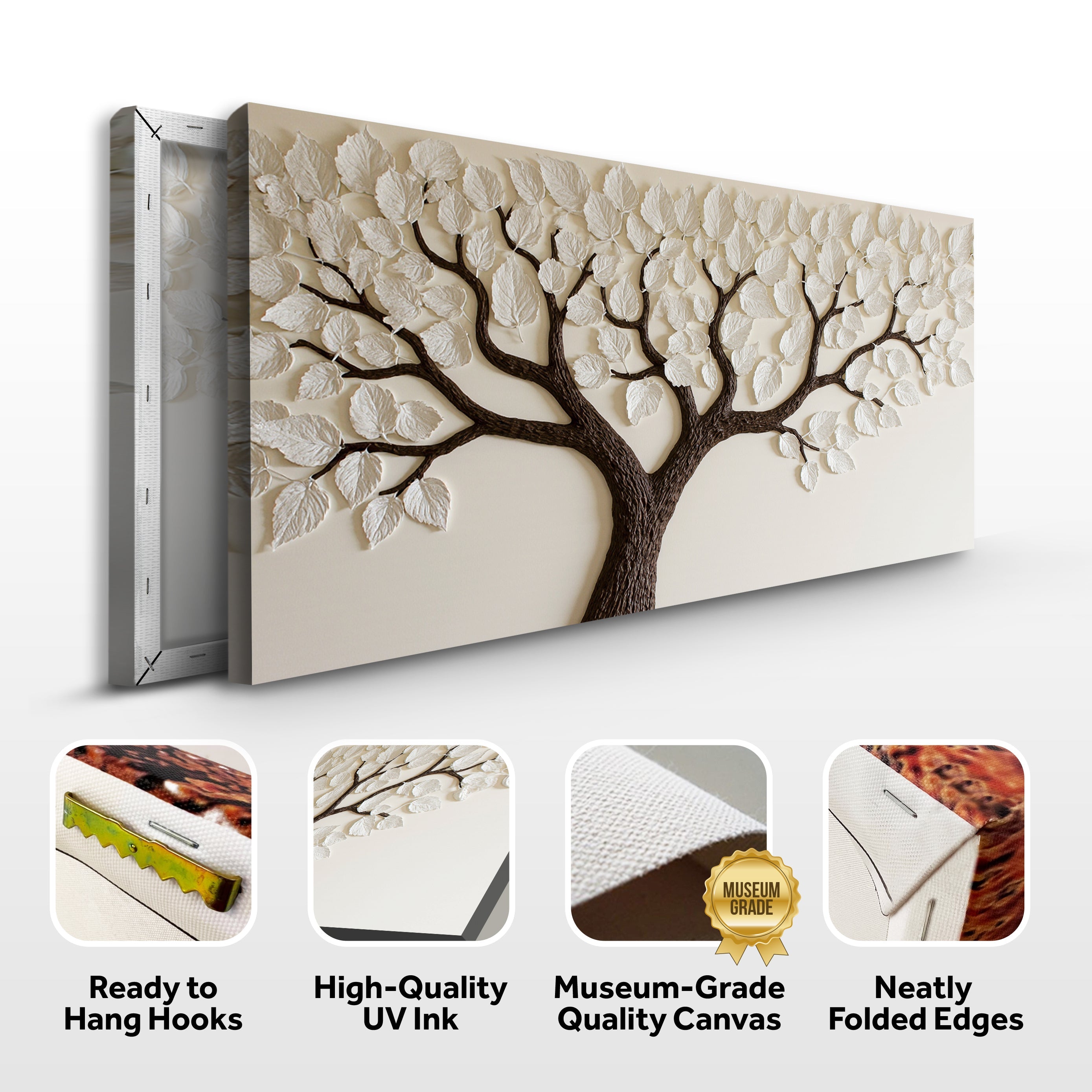 Ivory Canopy Tree Wall Art on sale at MyriadMart
