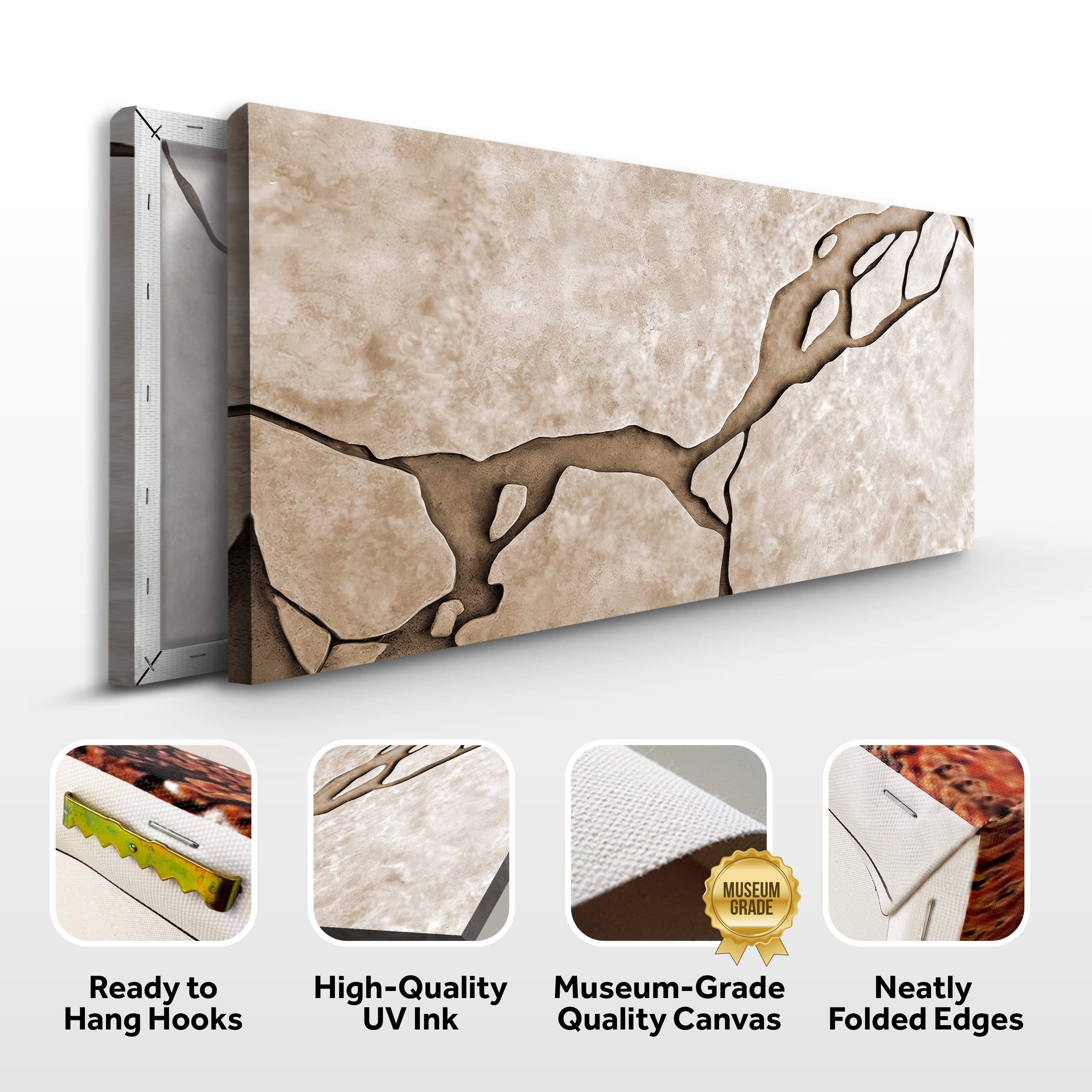 Muddy Abstract Wall Art on sale at MyriadMart