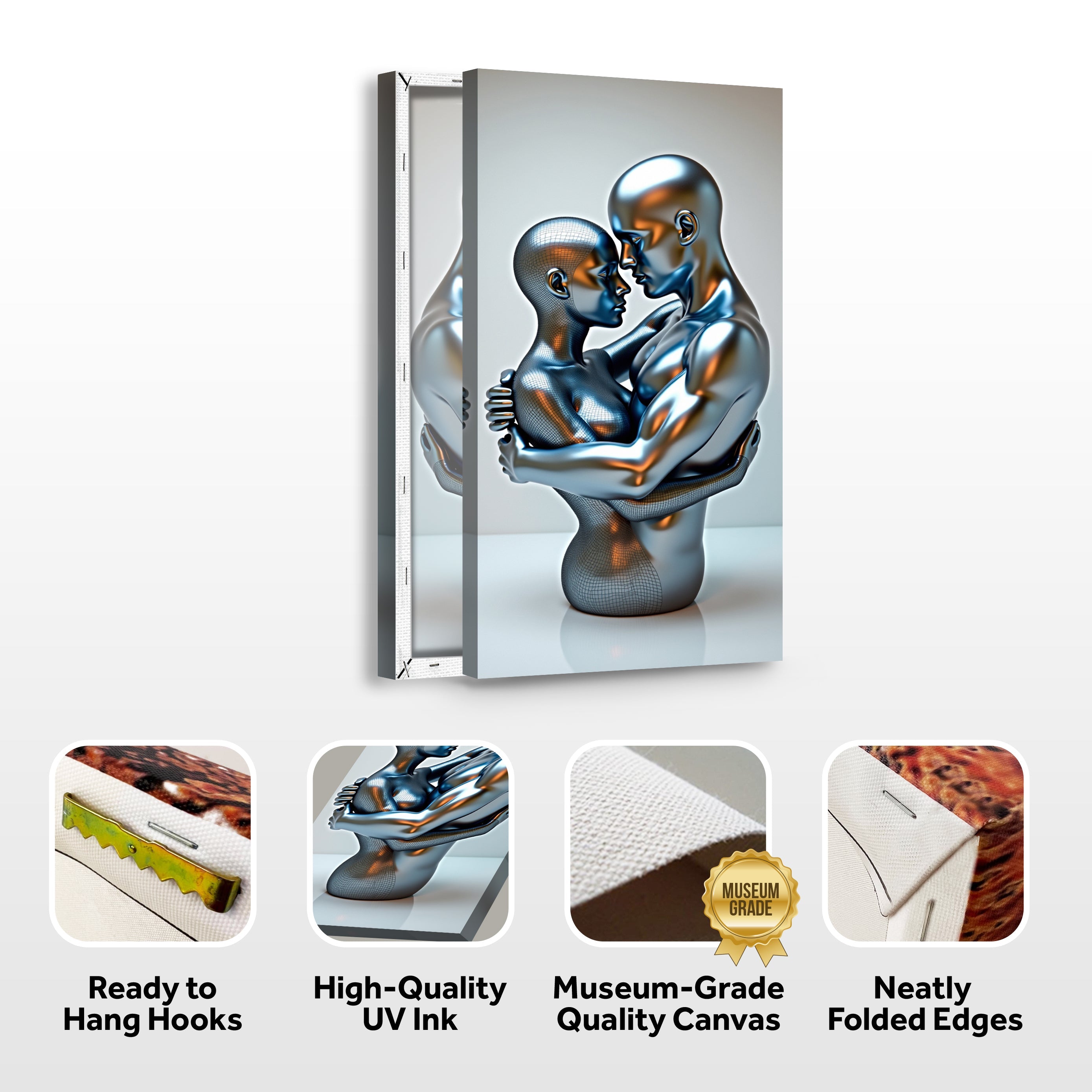 Eternal Love Figure Abstract Wall Art II on sale at MyriadMart