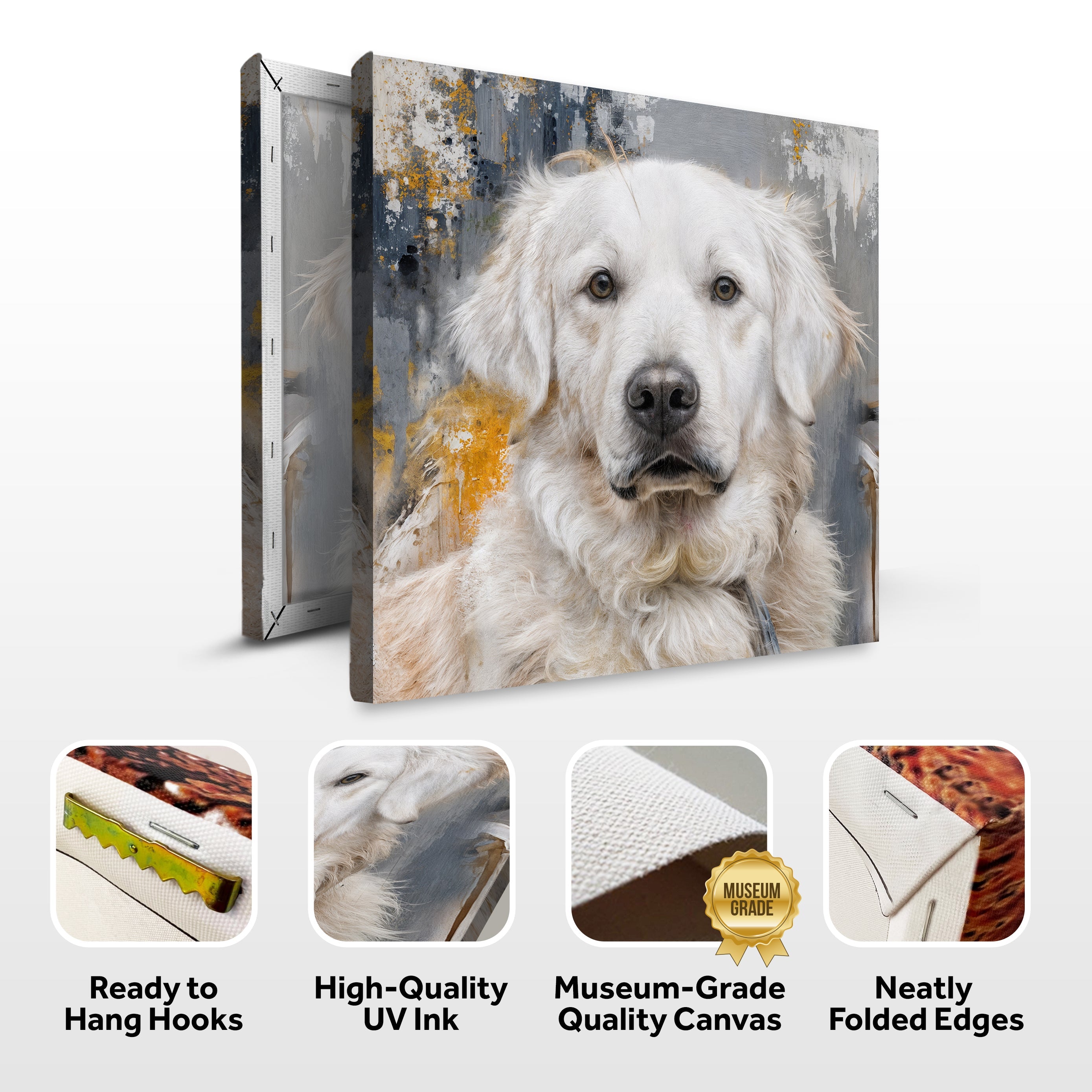 Customized Pet Portrait Abstract Wall Art on sale at MyriadMart