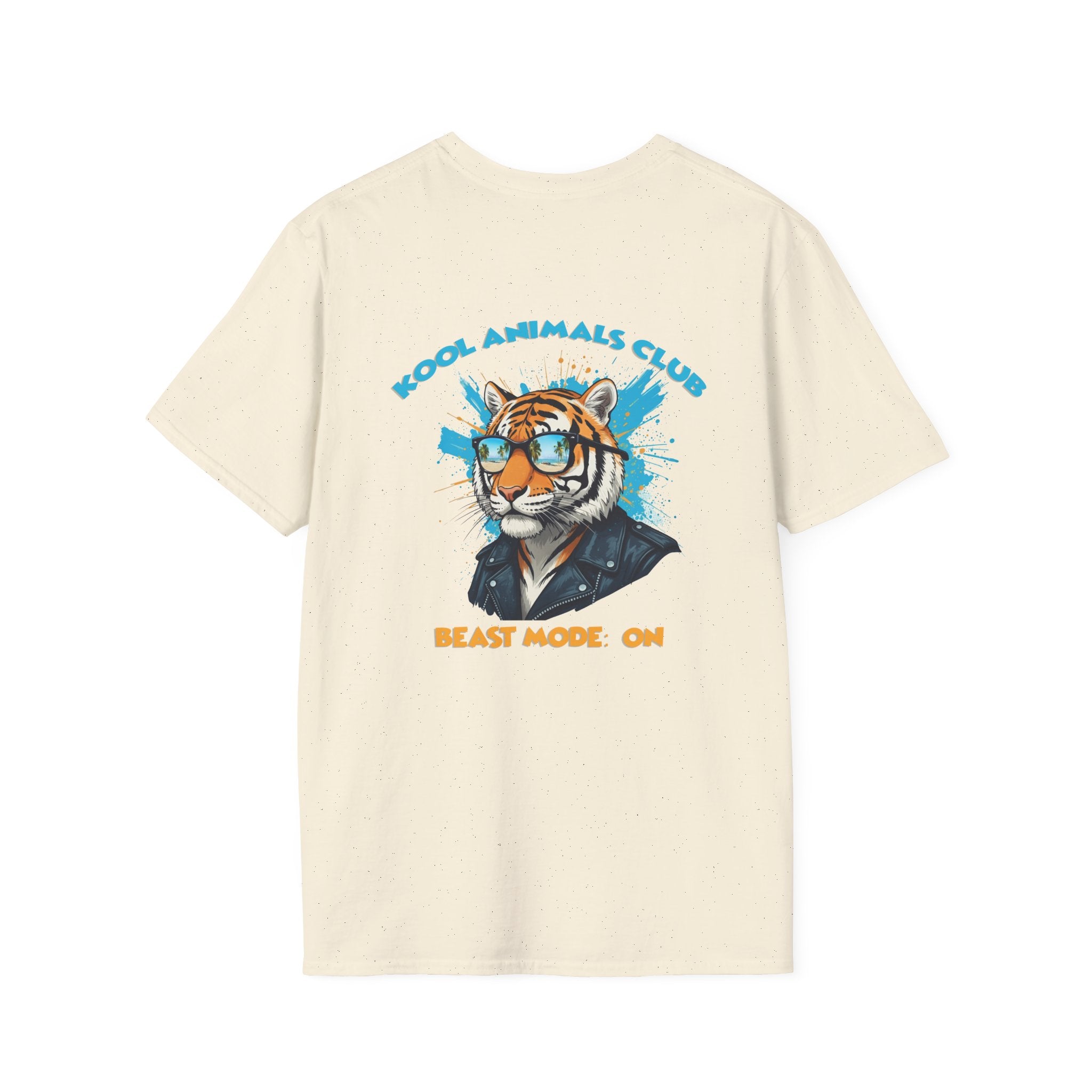 Kool Animals Club Tee, Beast Mode Unisex T-Shirt, Fun Graphic Tee, Animal Lover Gift, Cool Casual Wear, Cool Tiger on sale at MyriadMart