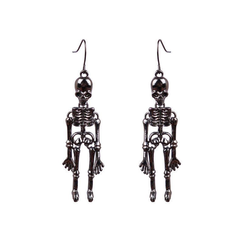 Skeleton Alloy Earrings - MyriadMart