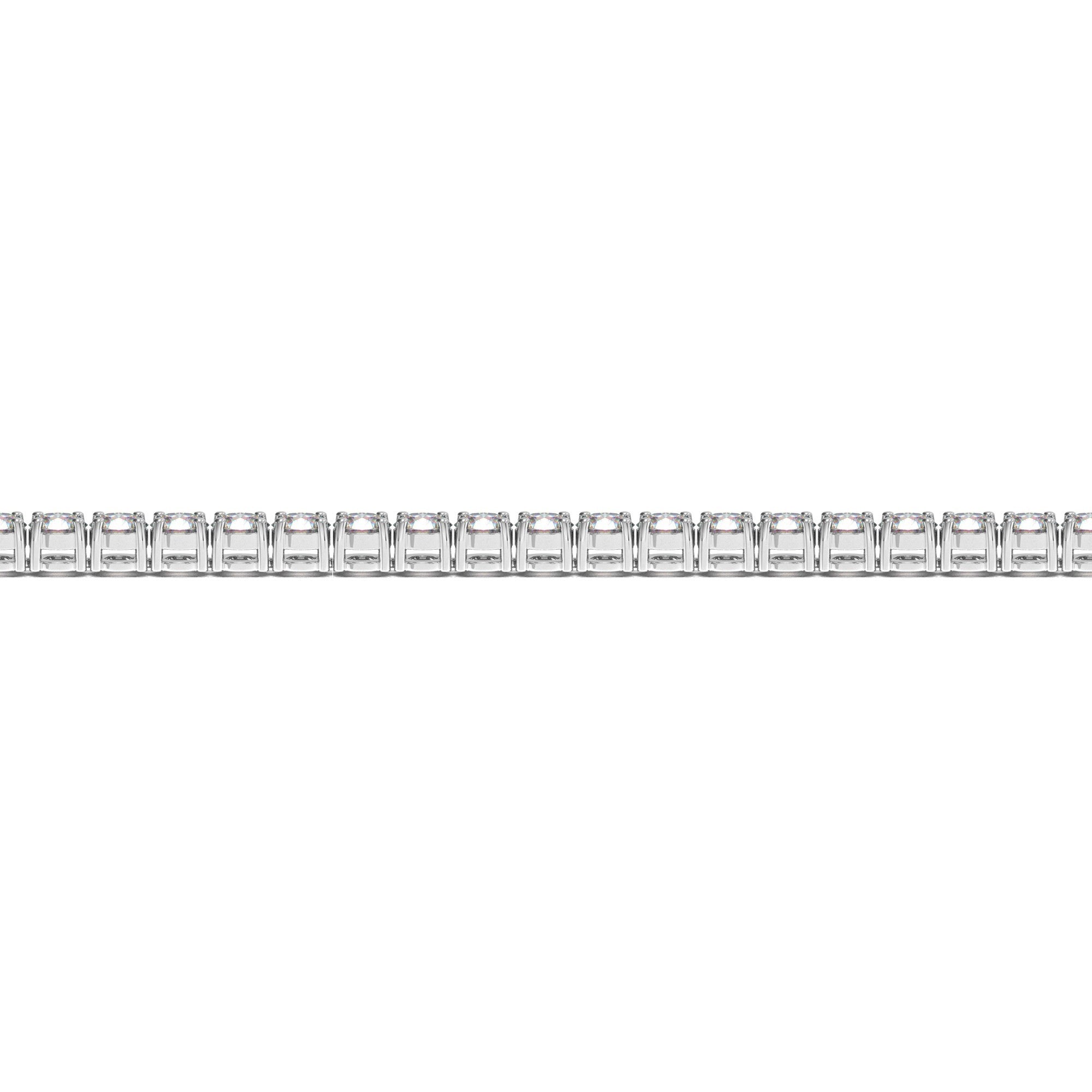 Lab Grown Round Diamond Tennis Bracelet in 14k White Gold 5 cctw F/G VS2/SI1 on sale at MyriadMart