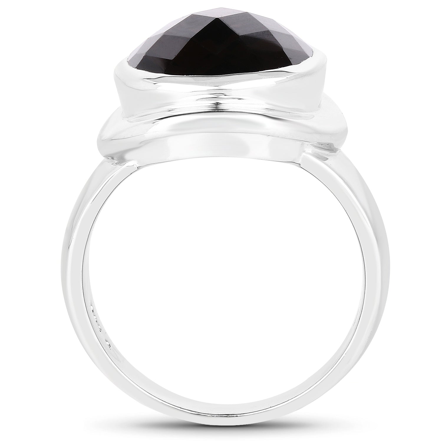 7.90 Carat Genuine Smoky Quartz .925 Sterling Silver Ring on sale at MyriadMart