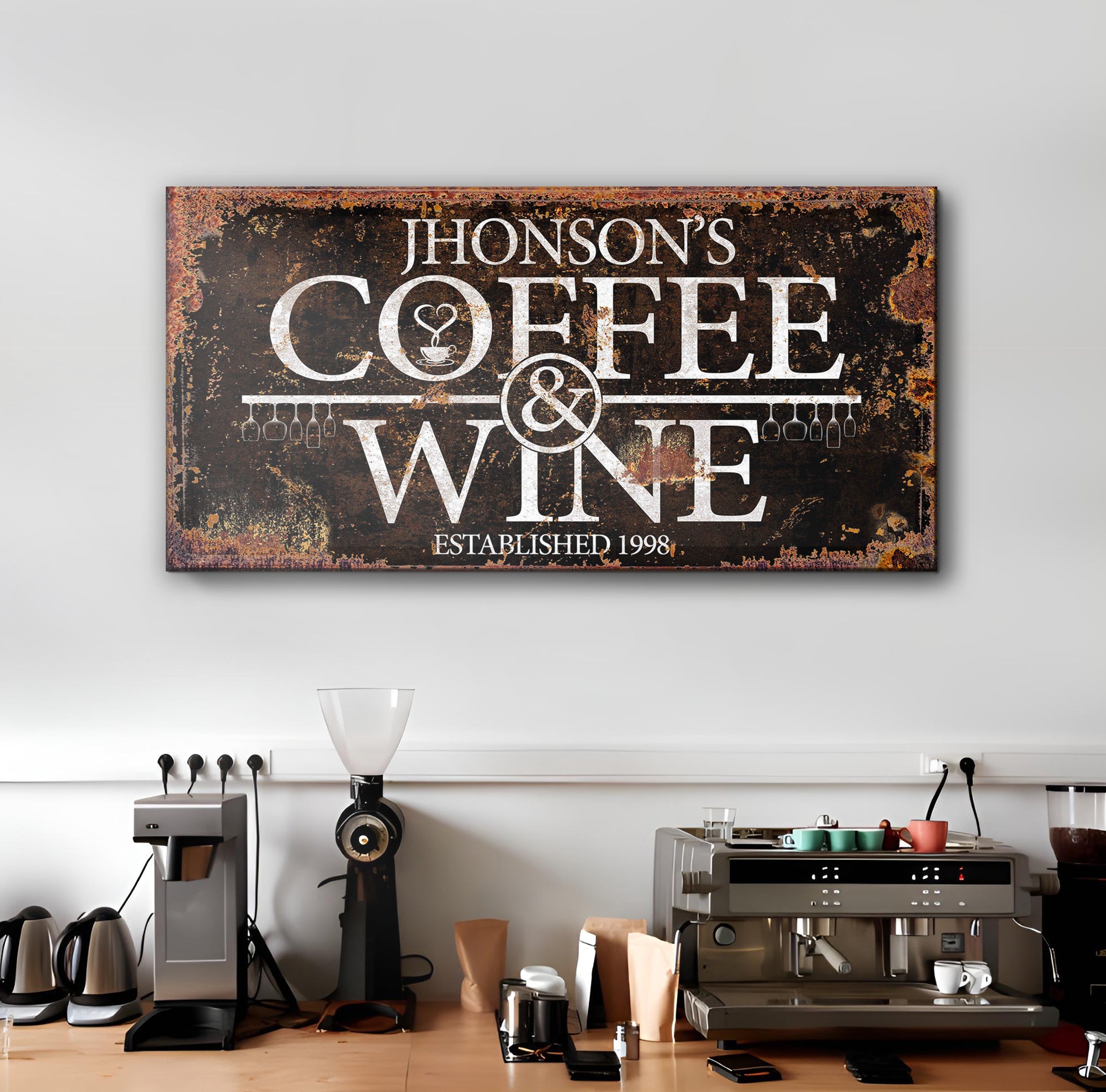 Coffee and Wine Sign III on sale at MyriadMart