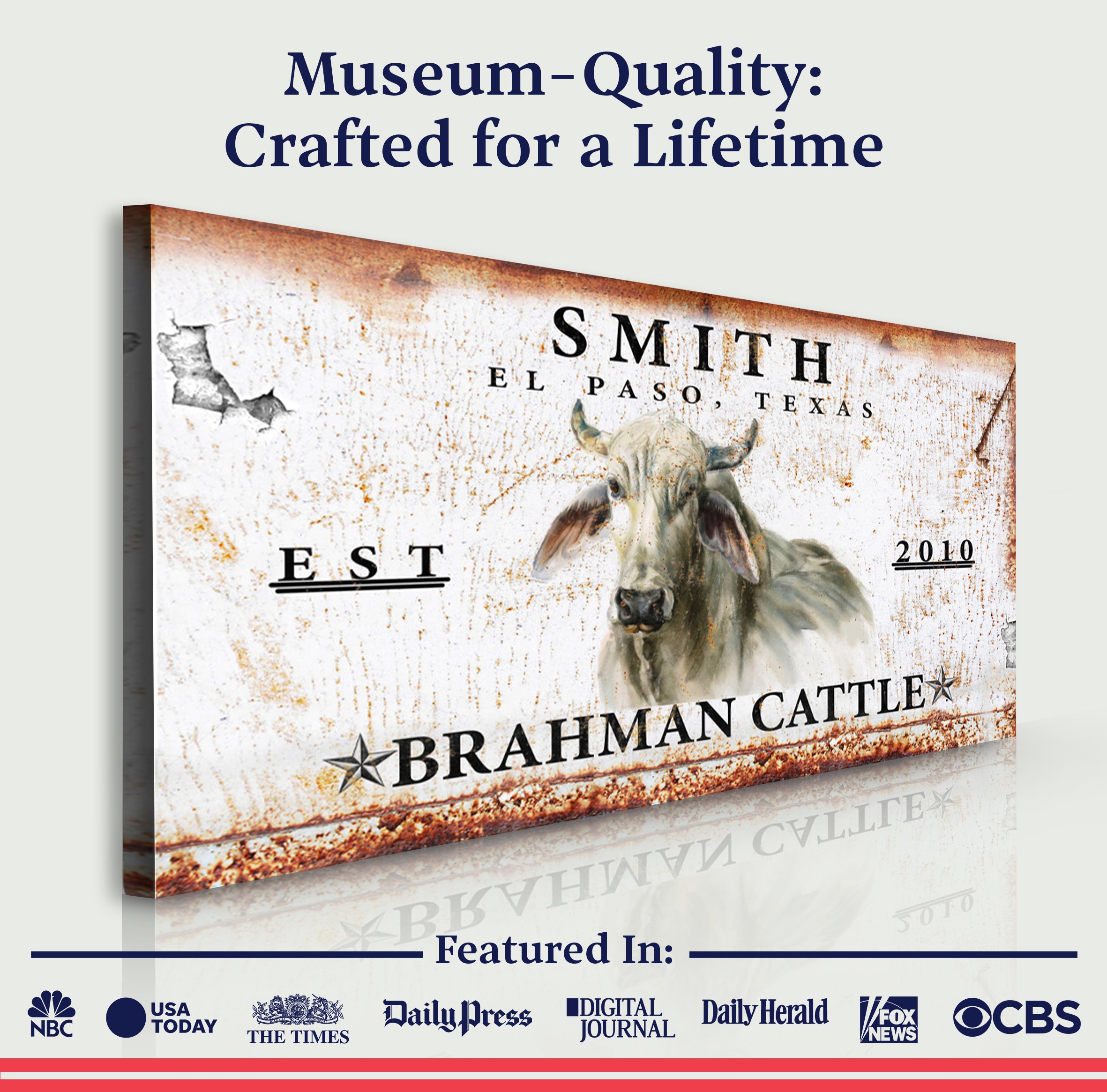 Brahman Cattle Sign II on sale at MyriadMart