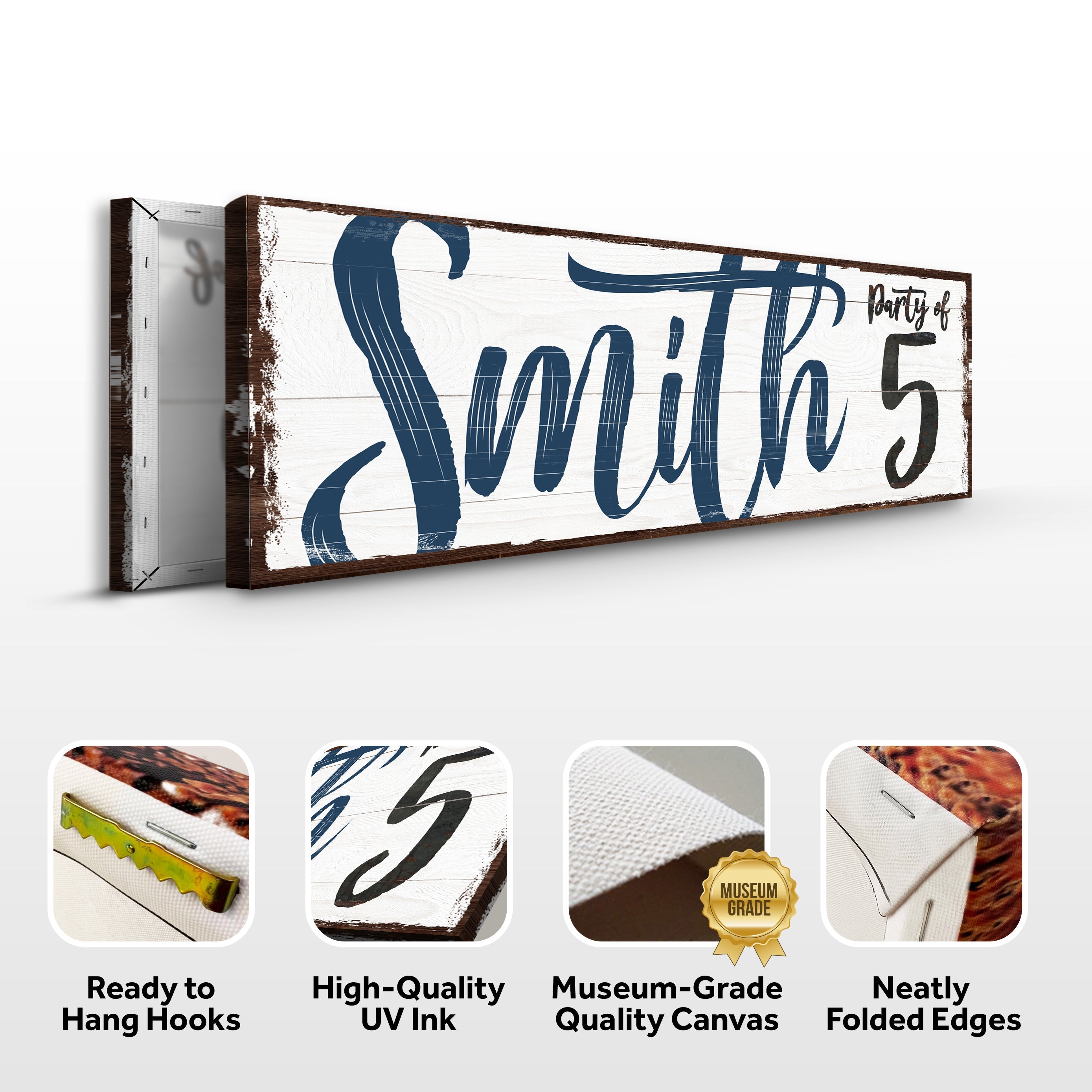 Personalized Party of Family Sign on sale at MyriadMart