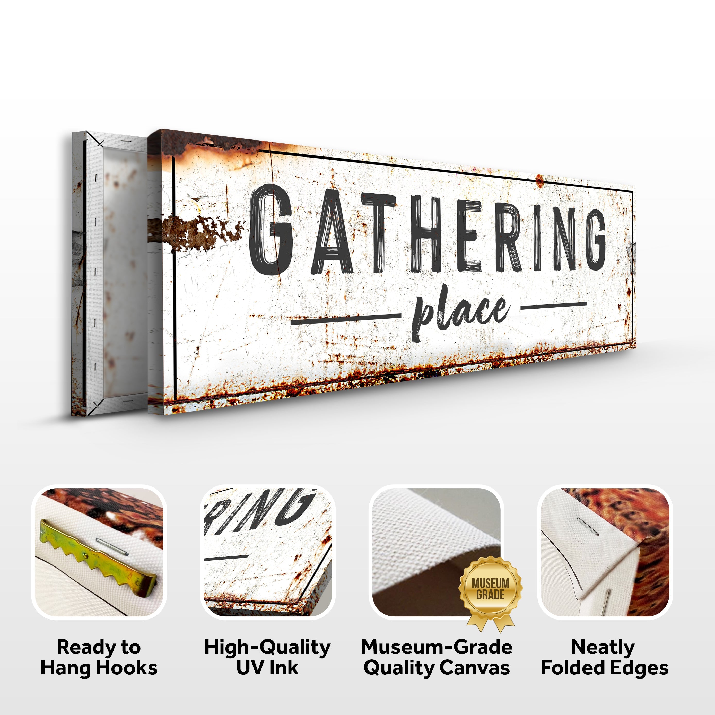 The Gathering Place Dining Room Sign on sale at MyriadMart