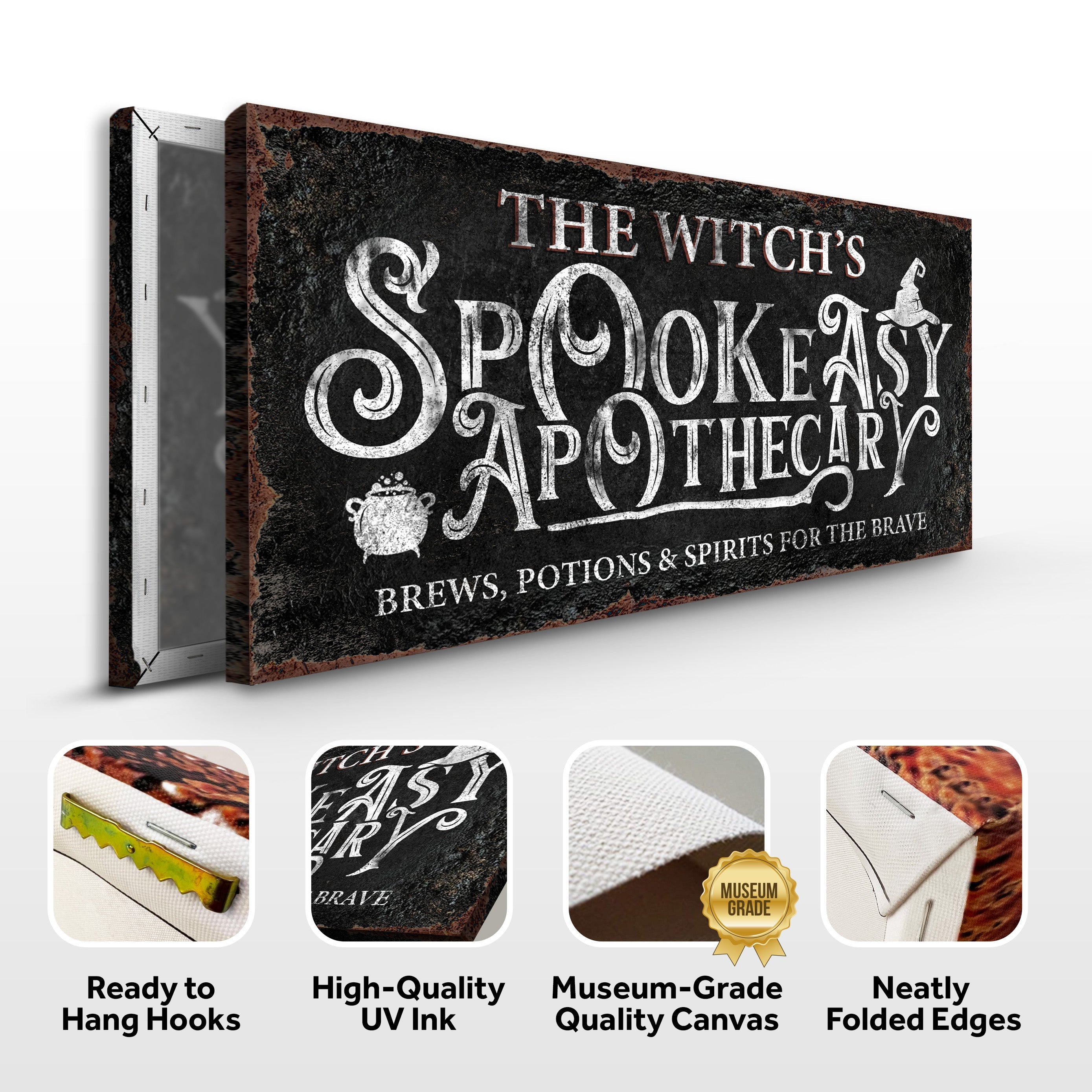 Apothecary Spookeasy Bar Sign on sale at MyriadMart