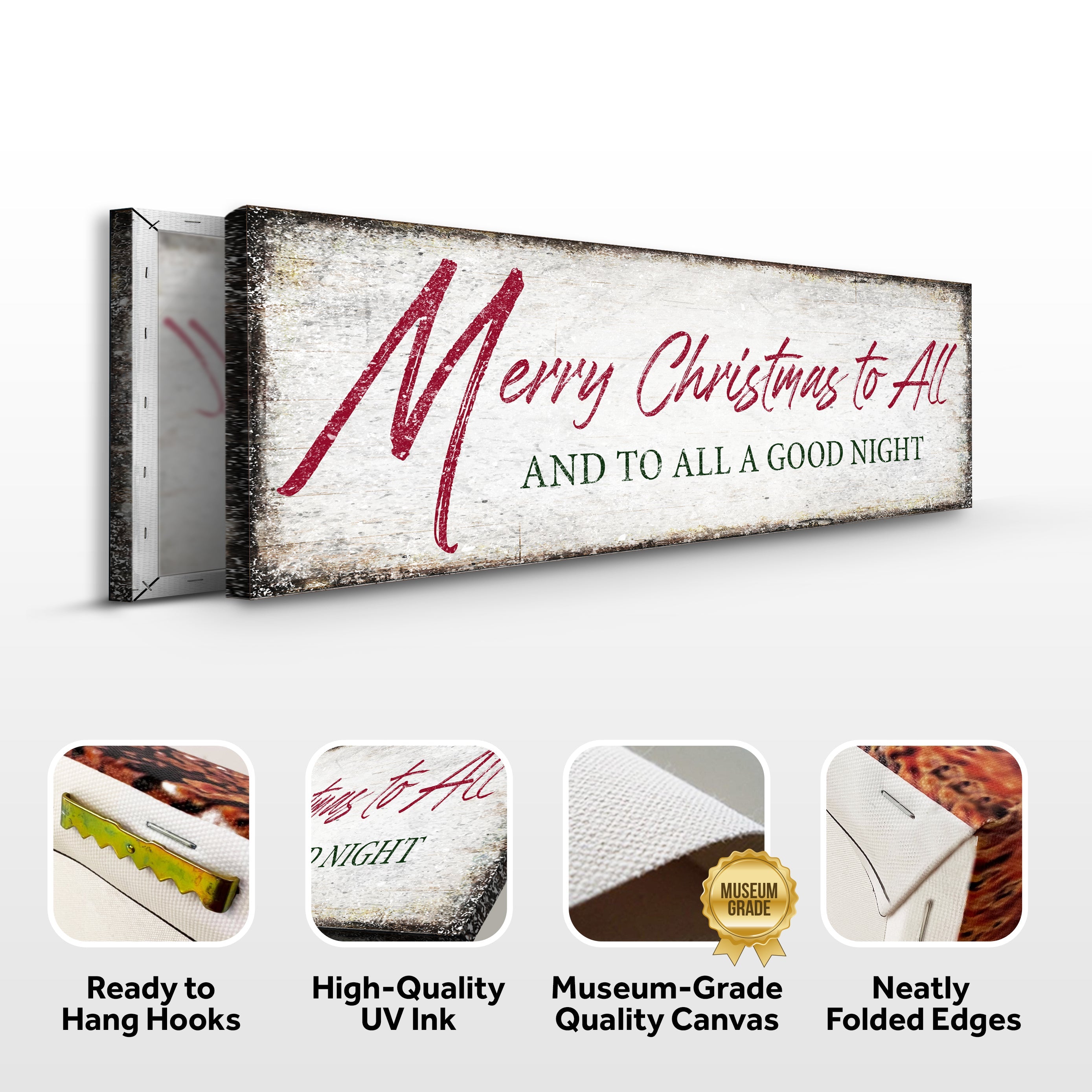 Merry Christmas To All And Goodnight Sign III on sale at MyriadMart