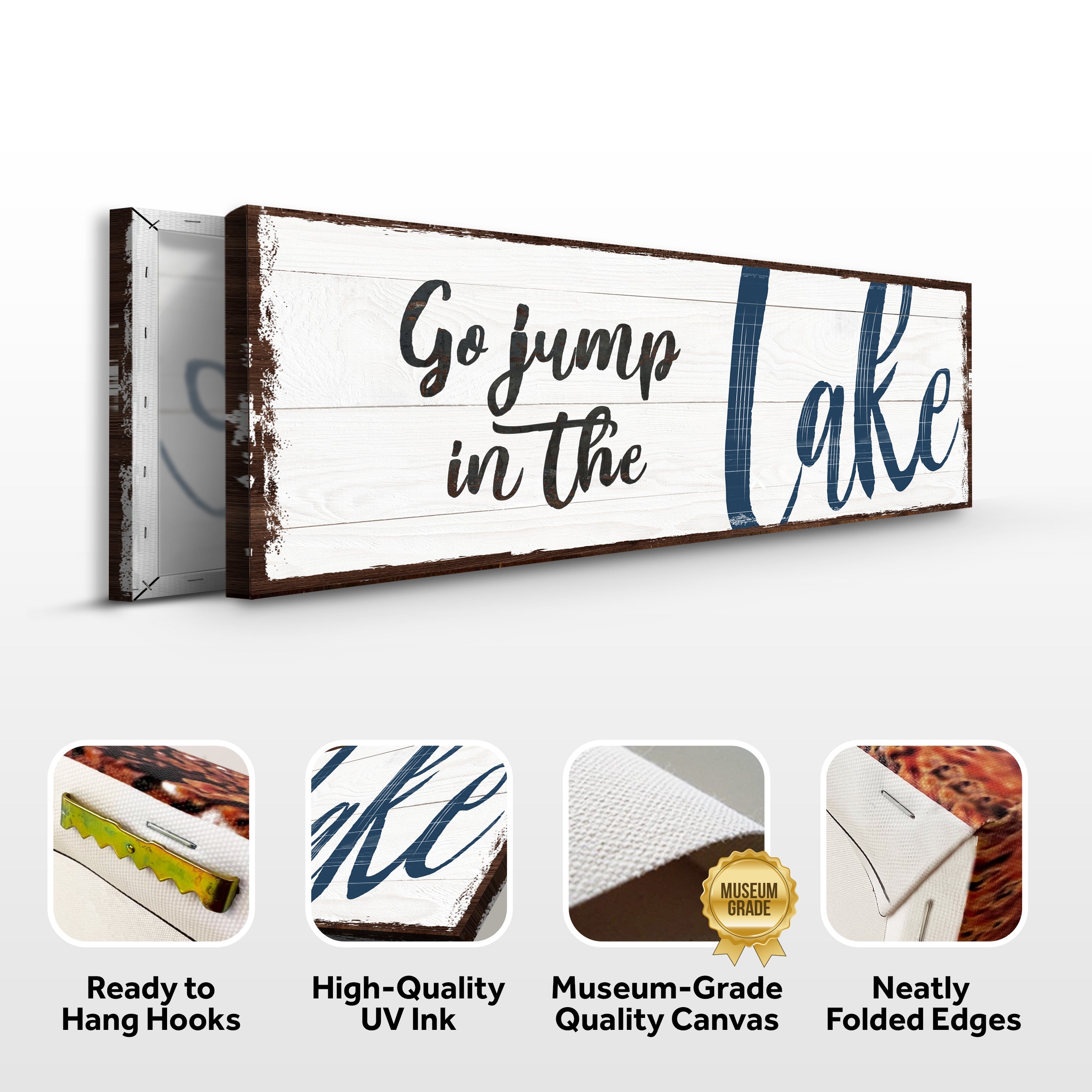Go Jump In The Lake Sign II on sale at MyriadMart