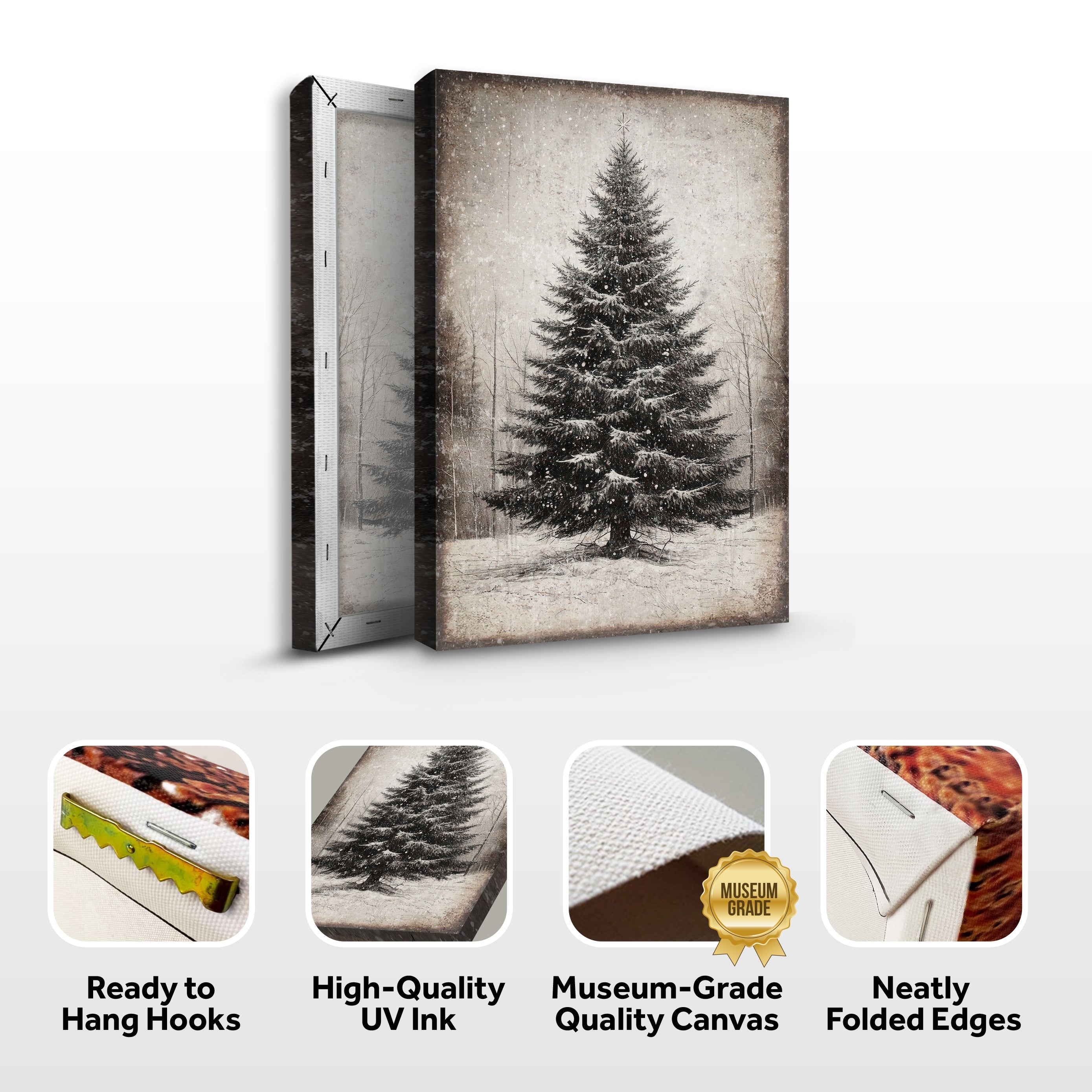 Vintage Christmas Tree Wall Art III on sale at MyriadMart