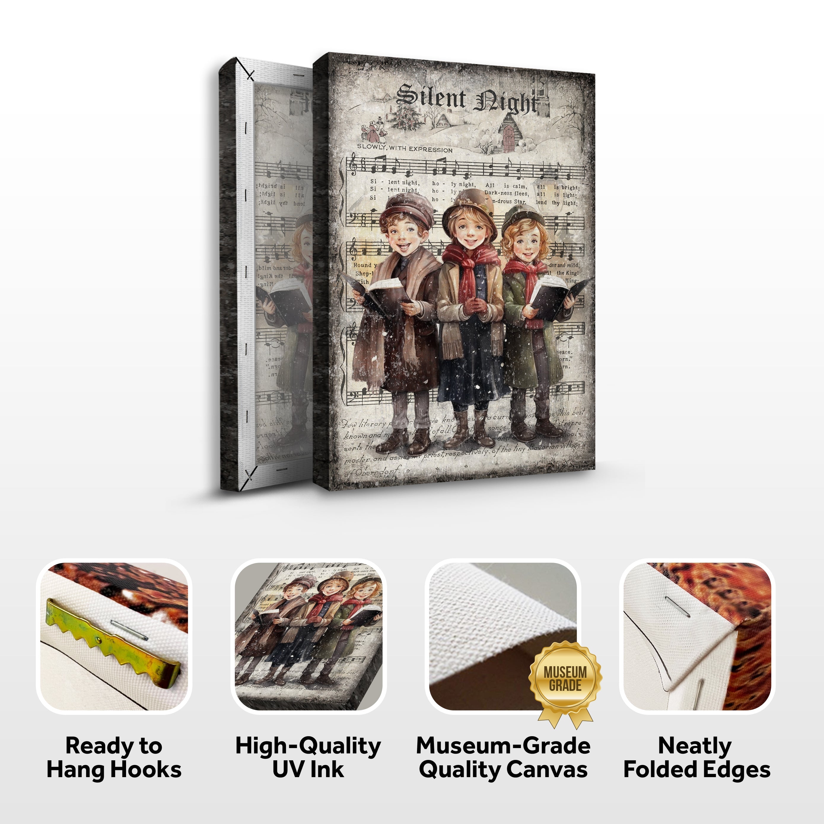 Vintage Christmas Carolers Wall Art III on sale at MyriadMart