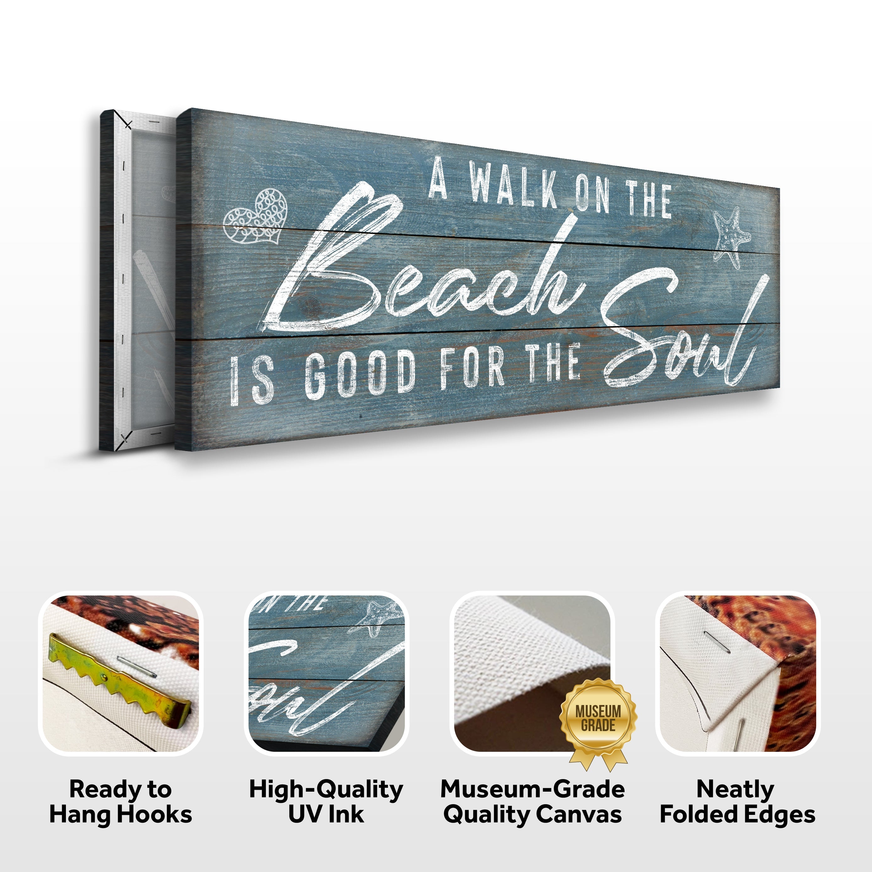 A Walk On the Beach is Good For the Soul Sign on sale at MyriadMart