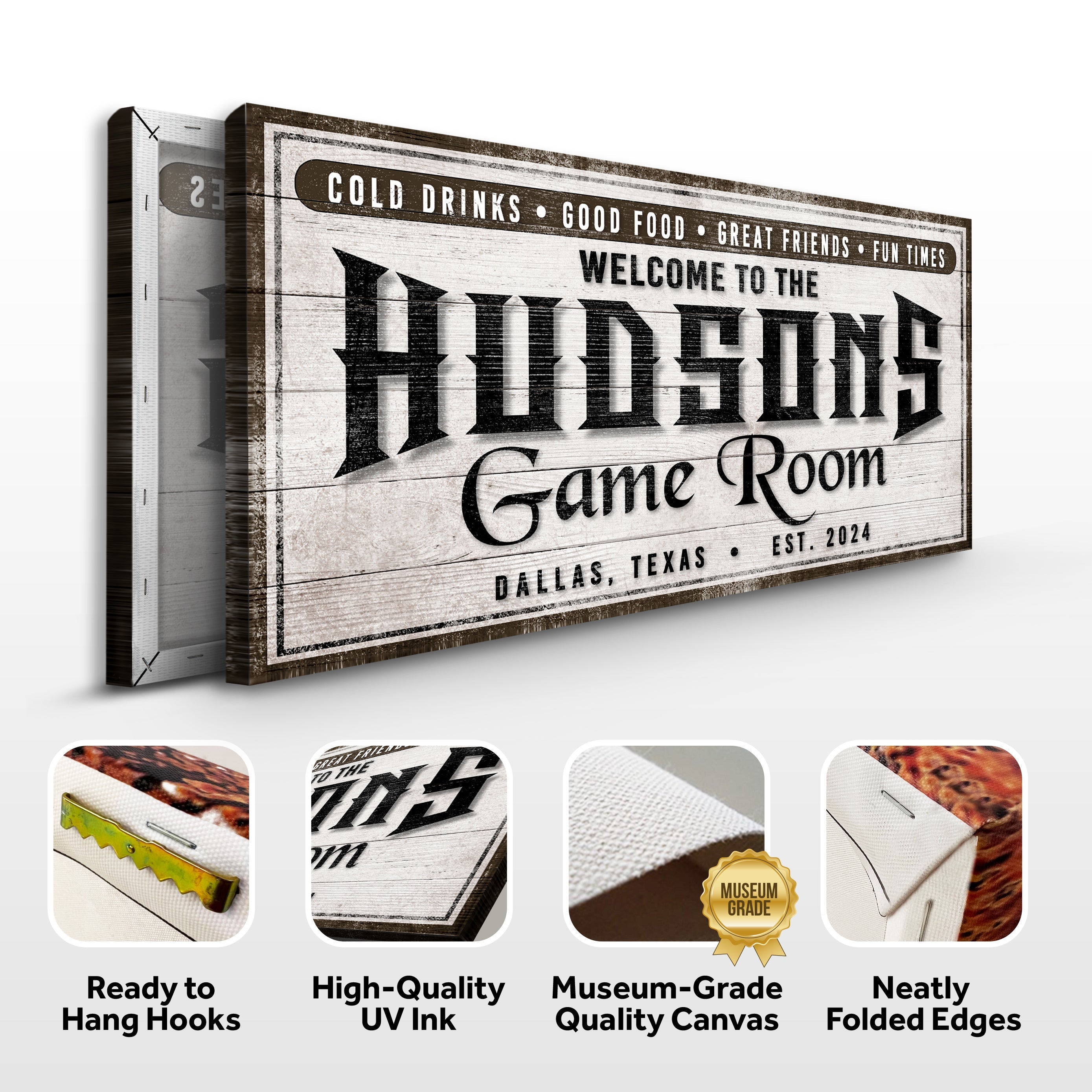 Personalized Game Room Sign IV on sale at MyriadMart