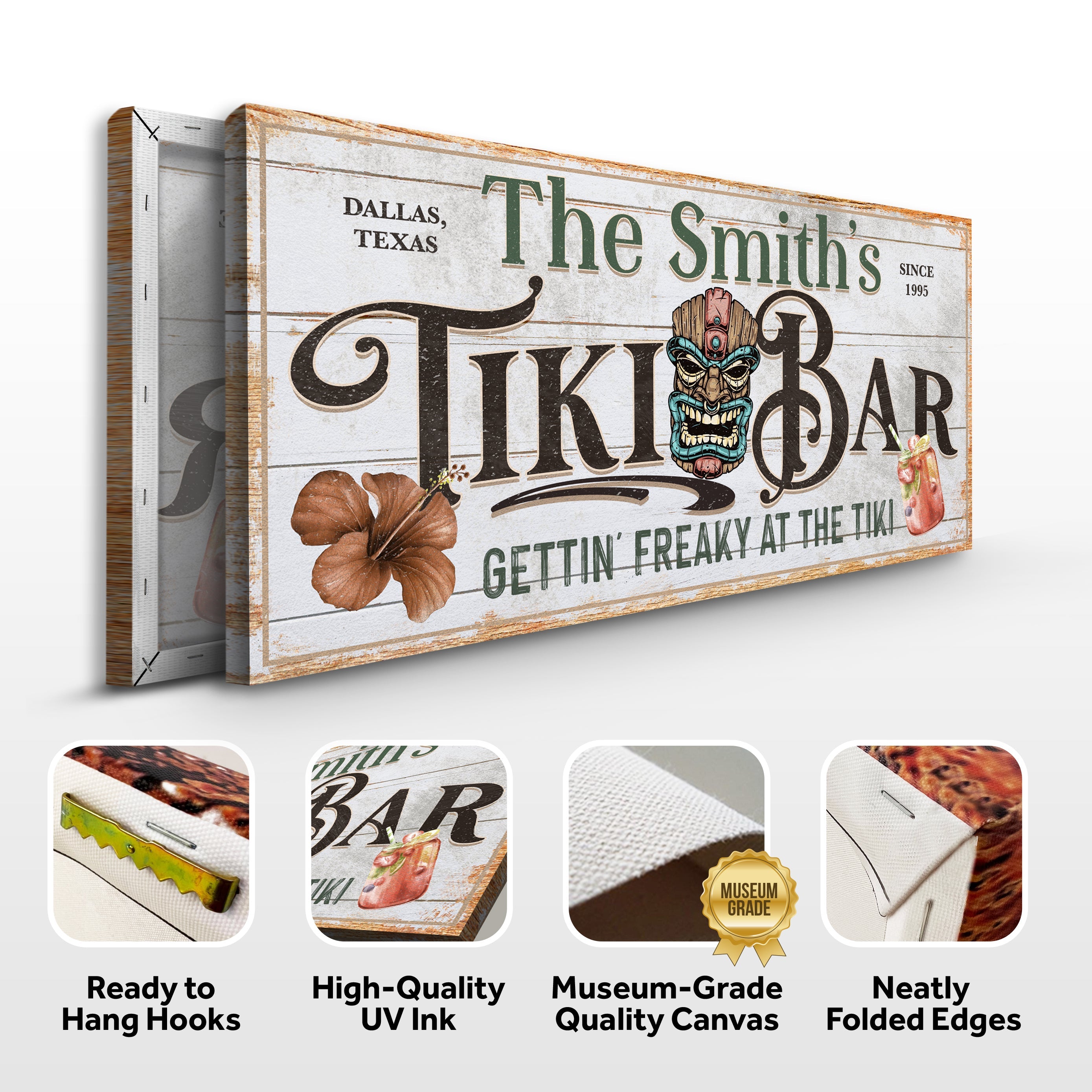 Personalized Tiki Bar Sign on sale at MyriadMart