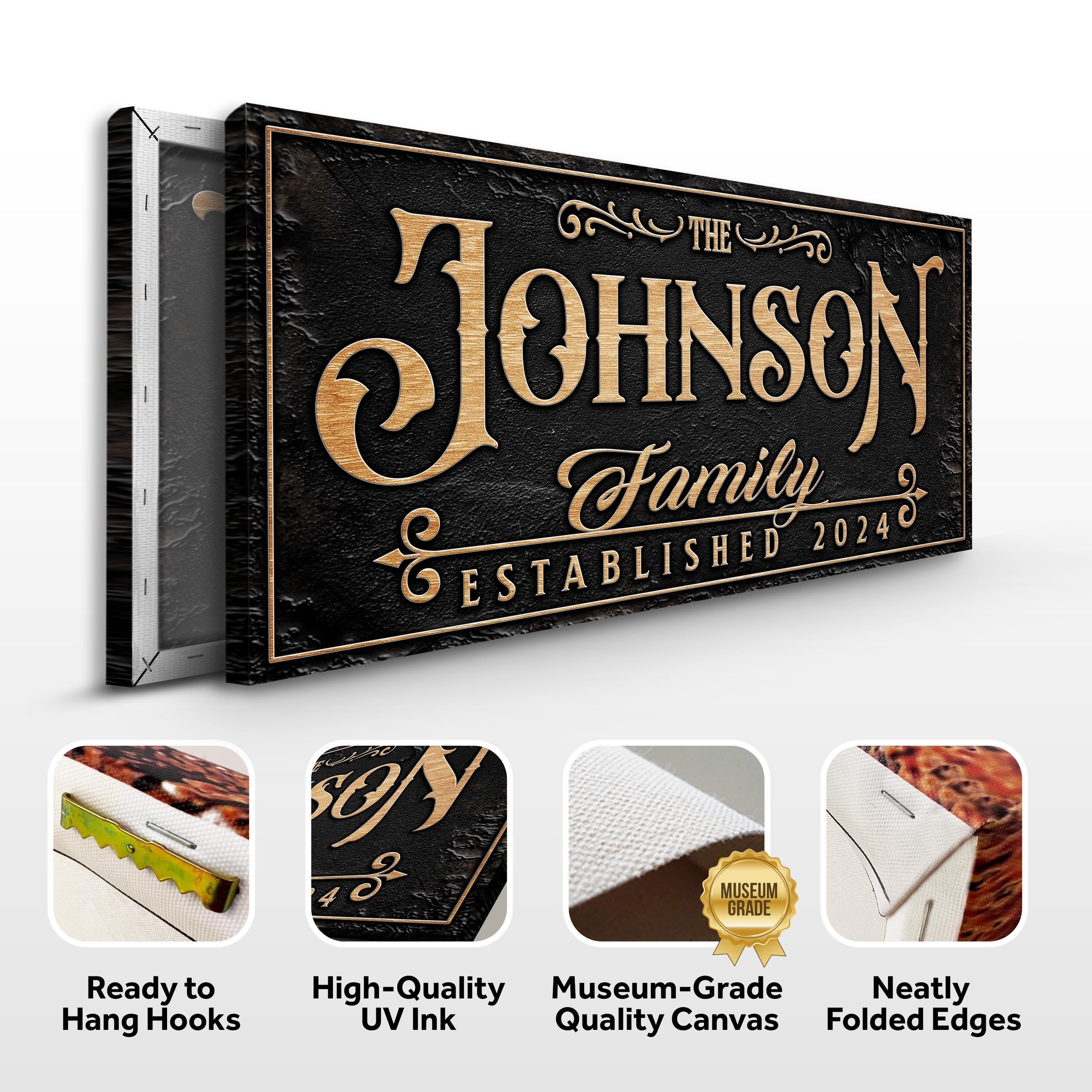 Personalized Family Sign X on sale at MyriadMart