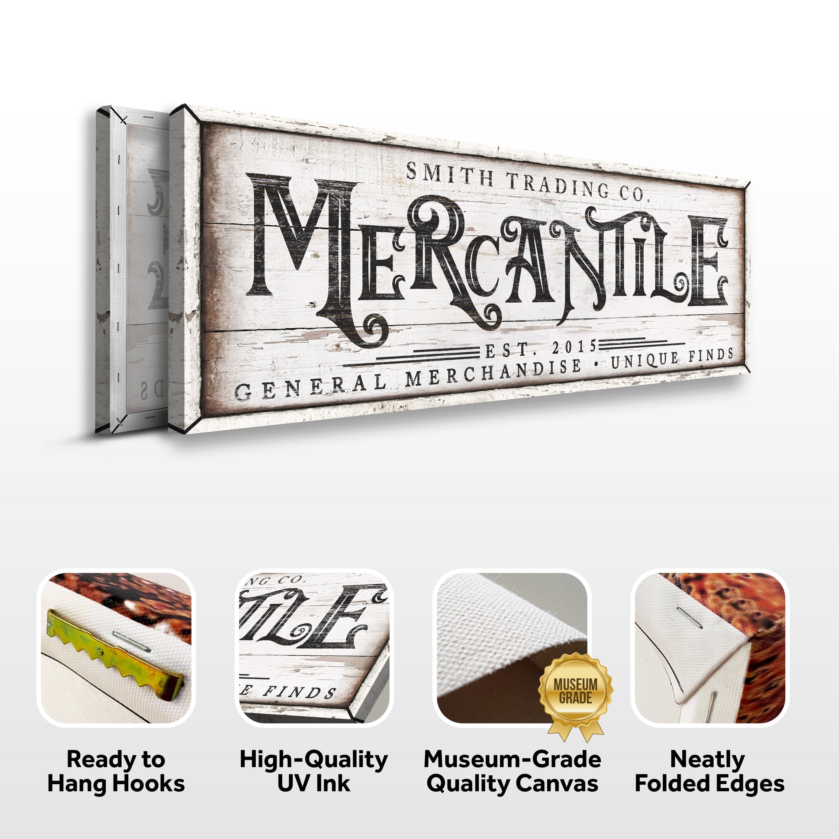 Personalized Mercantile Sign on sale at MyriadMart