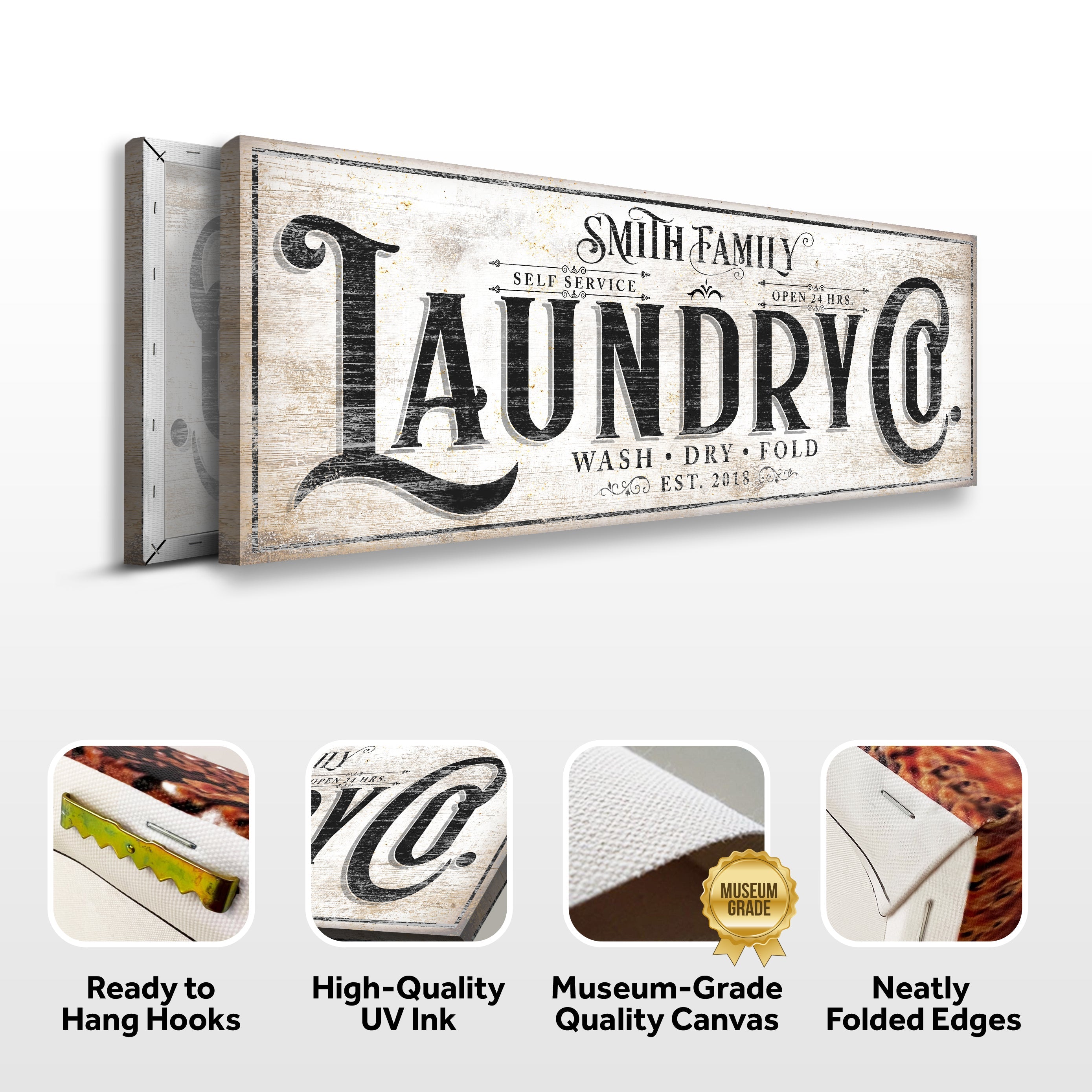 Family Laundry Co Sign on sale at MyriadMart