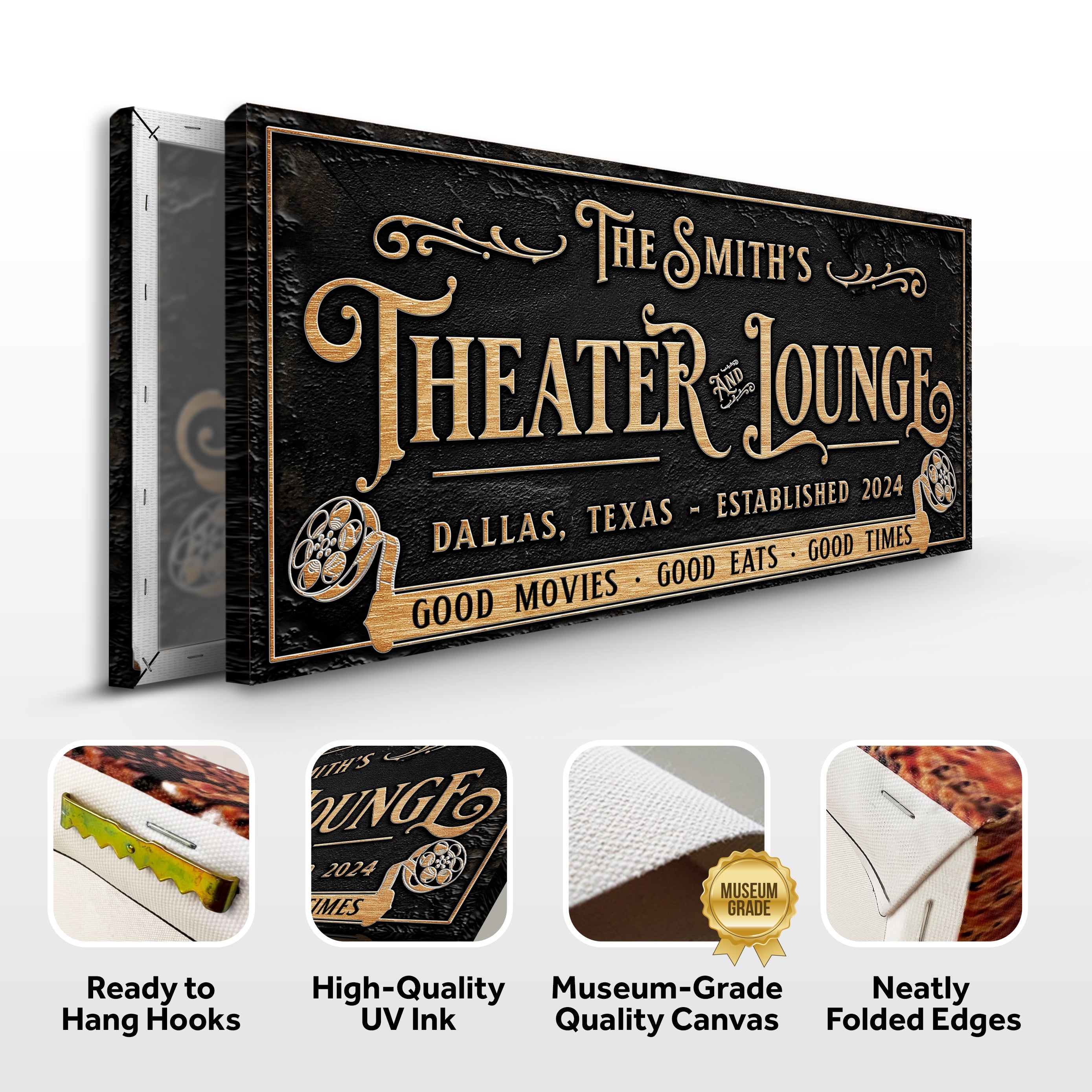 Personalized Theater Sign II on sale at MyriadMart