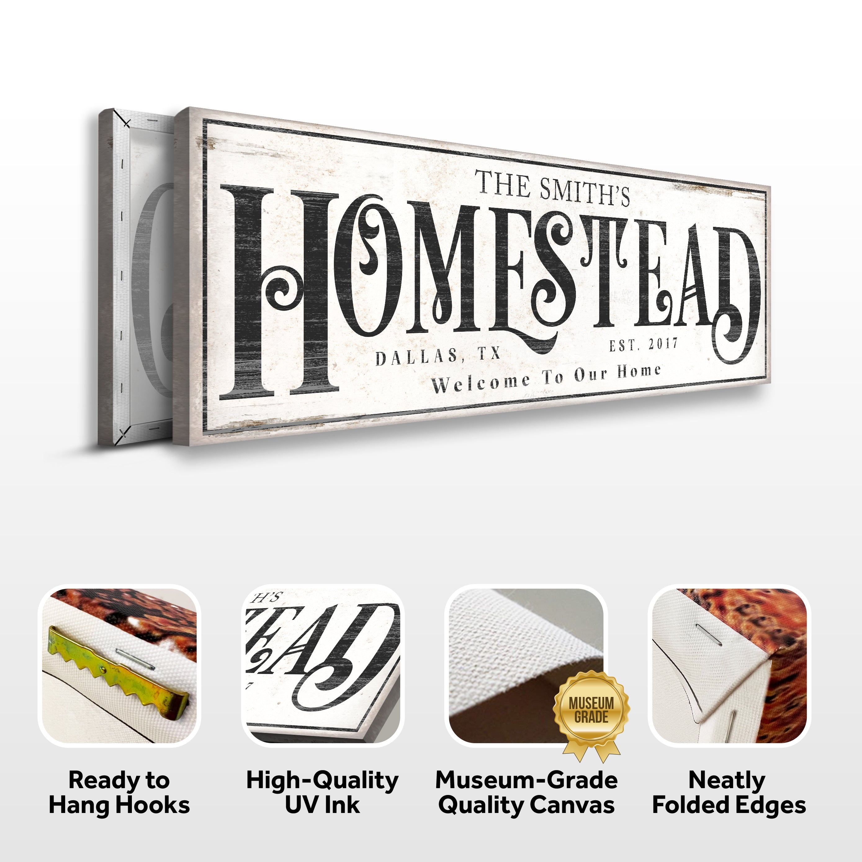 Vintage Homestead Sign III on sale at MyriadMart