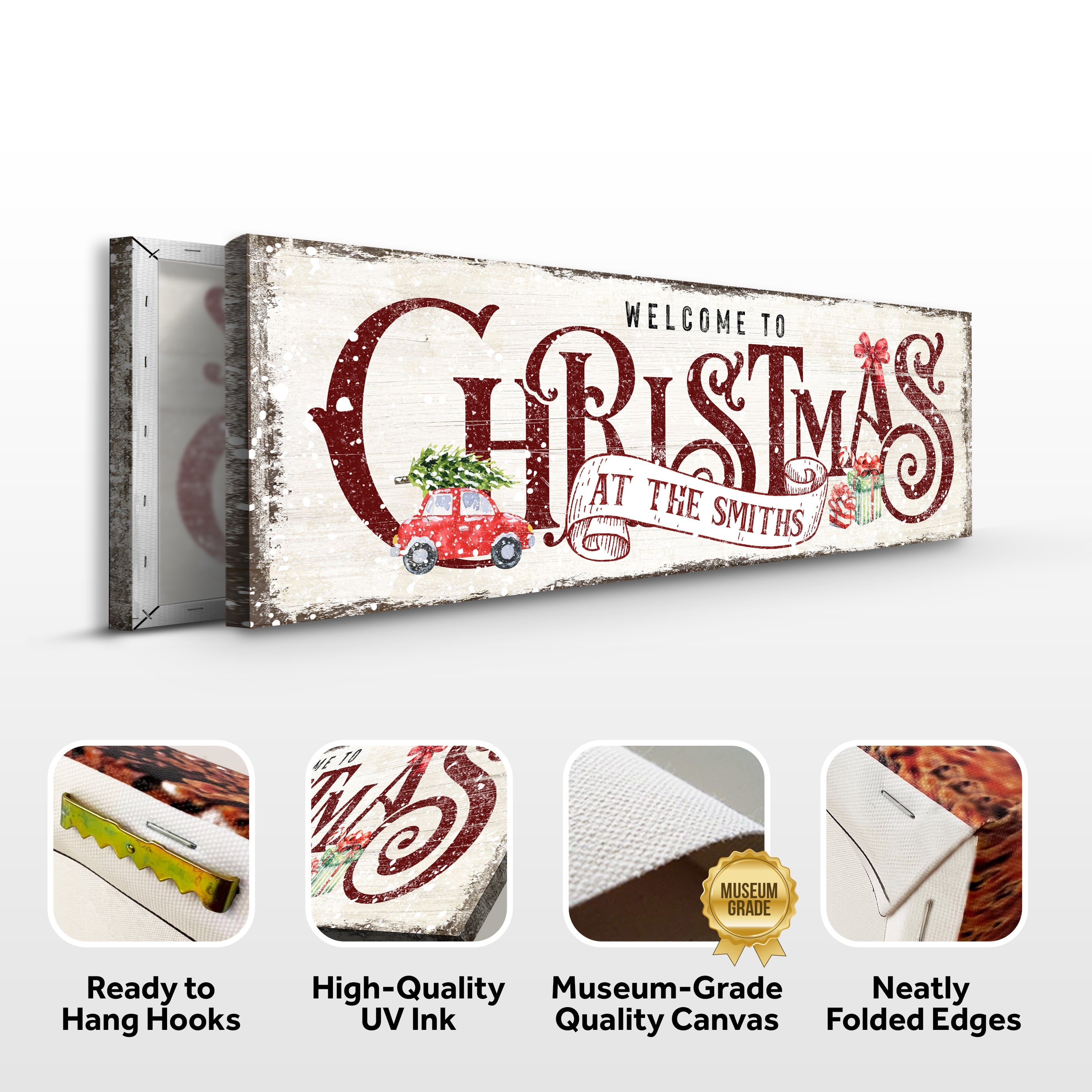 Family Welcome To Christmas Sign II on sale at MyriadMart