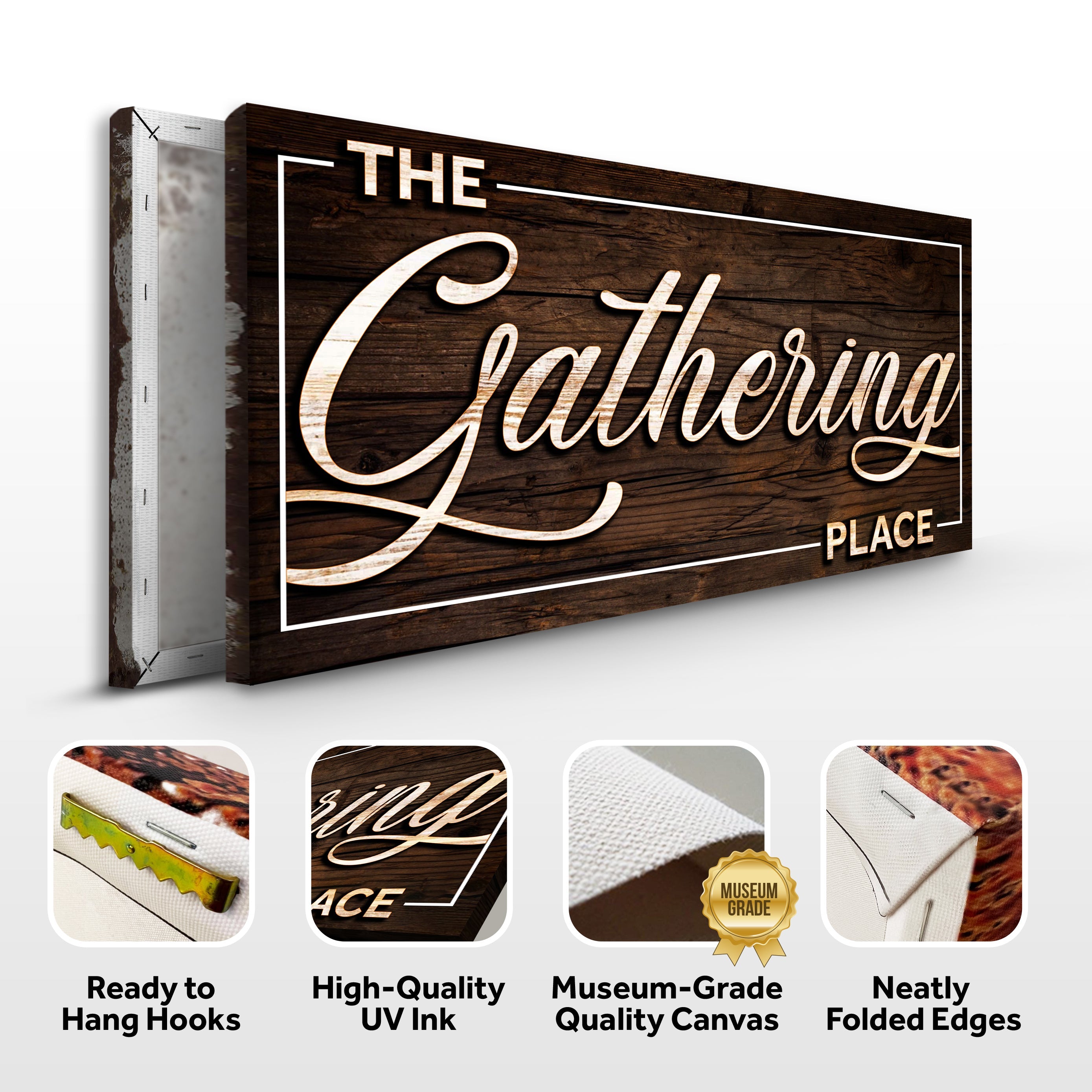 The Gathering Place Sign on sale at MyriadMart