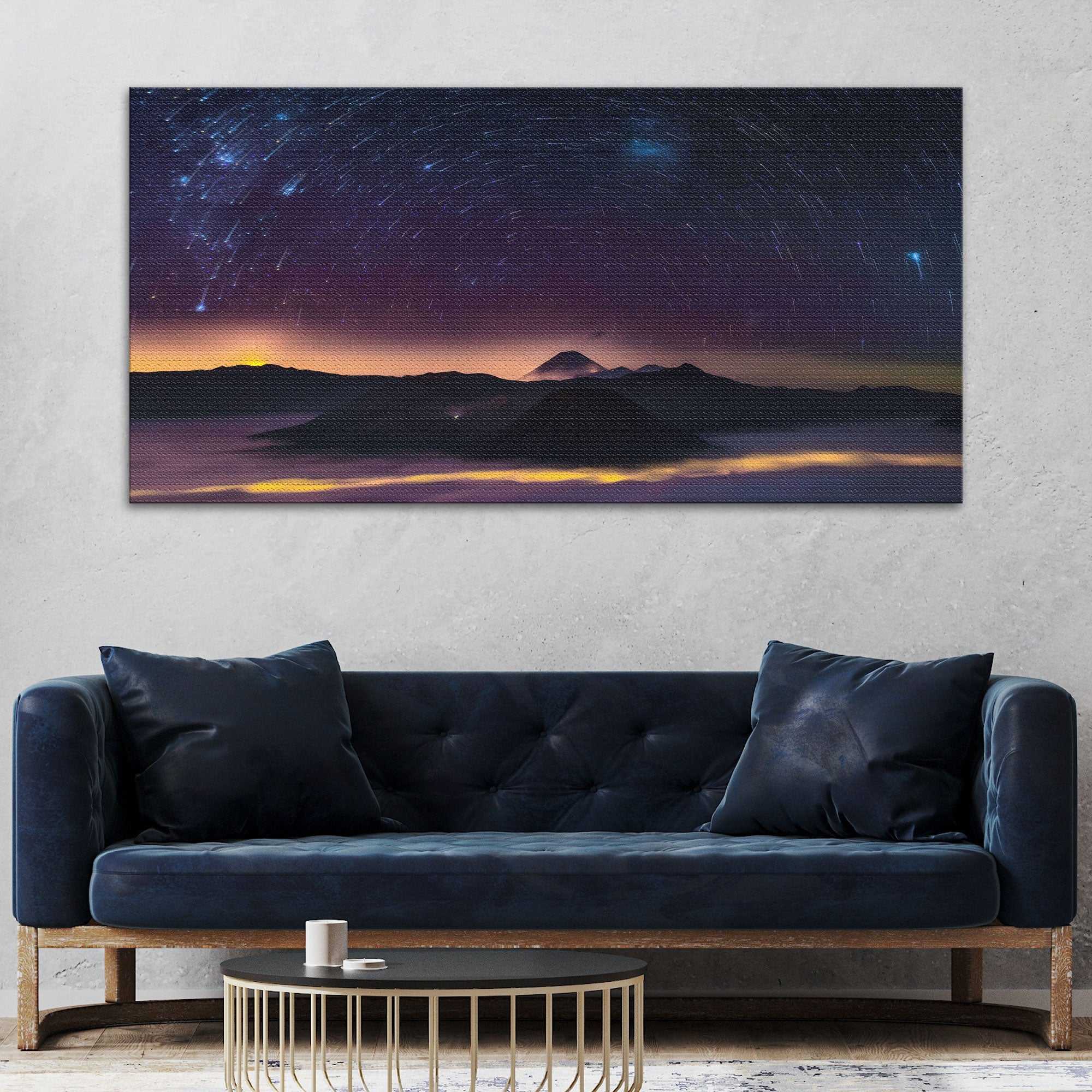 Majestic Starry Night Sky Canvas Wall Art on sale at MyriadMart