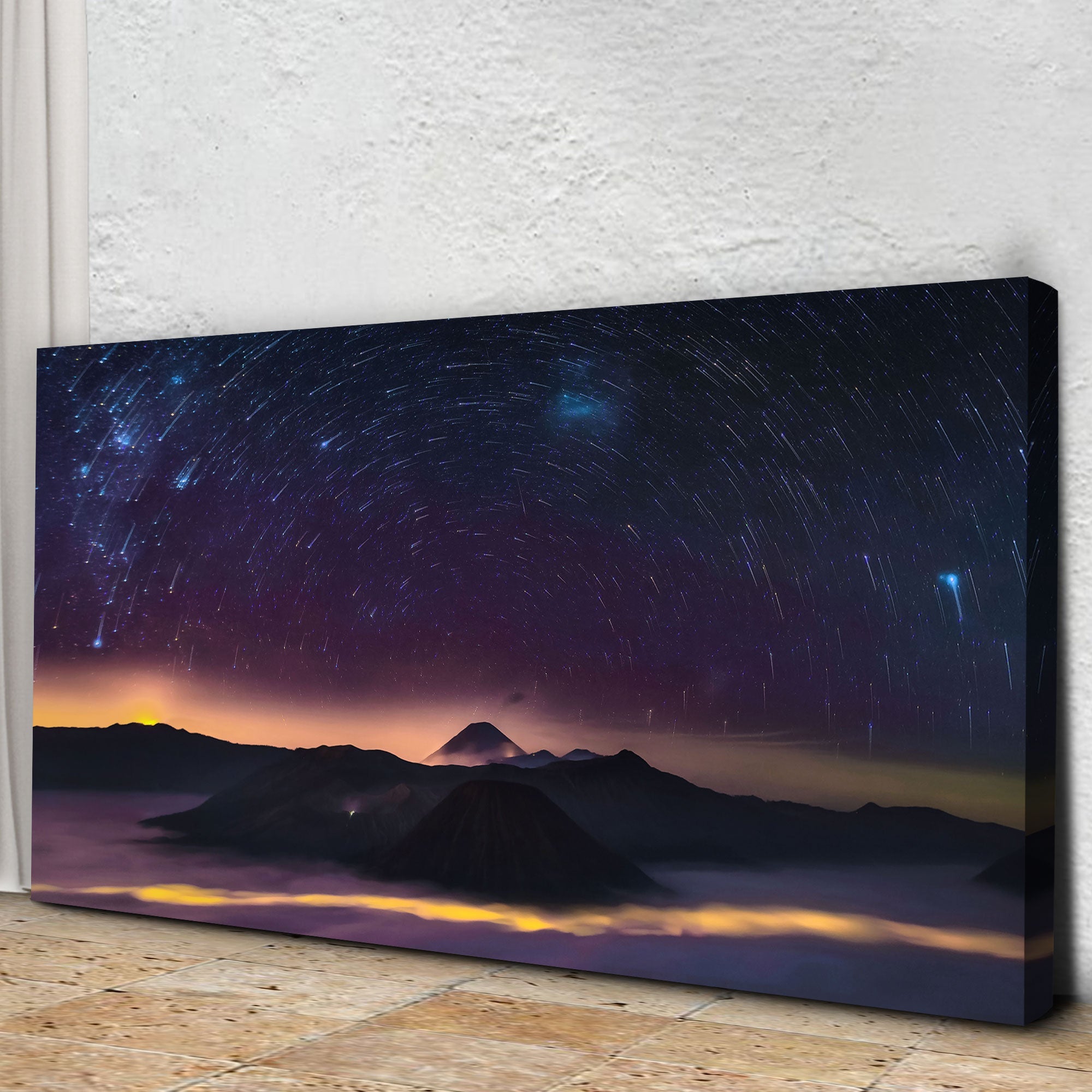 Majestic Starry Night Sky Canvas Wall Art on sale at MyriadMart