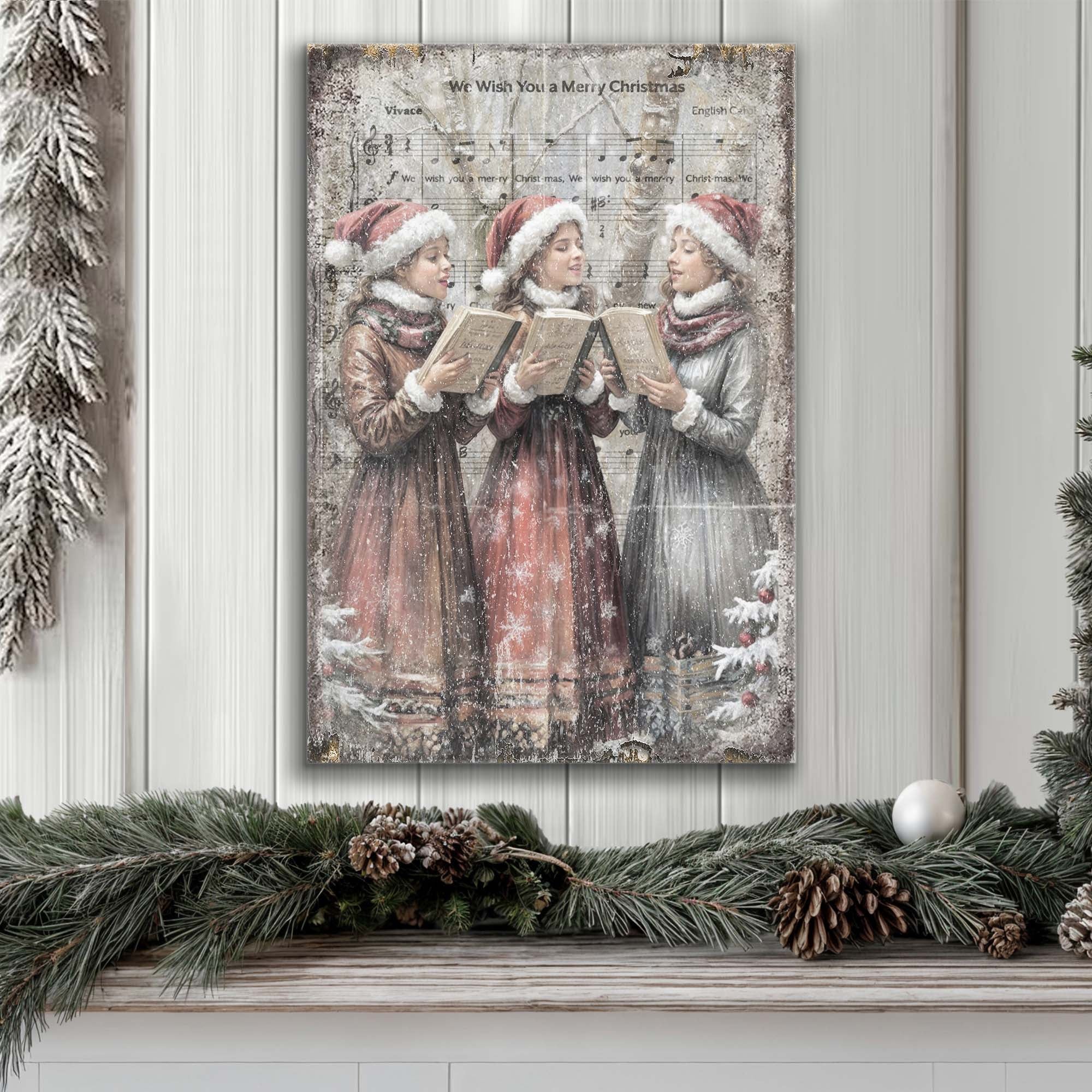 Vintage Christmas Carolers Wall Art on sale at MyriadMart