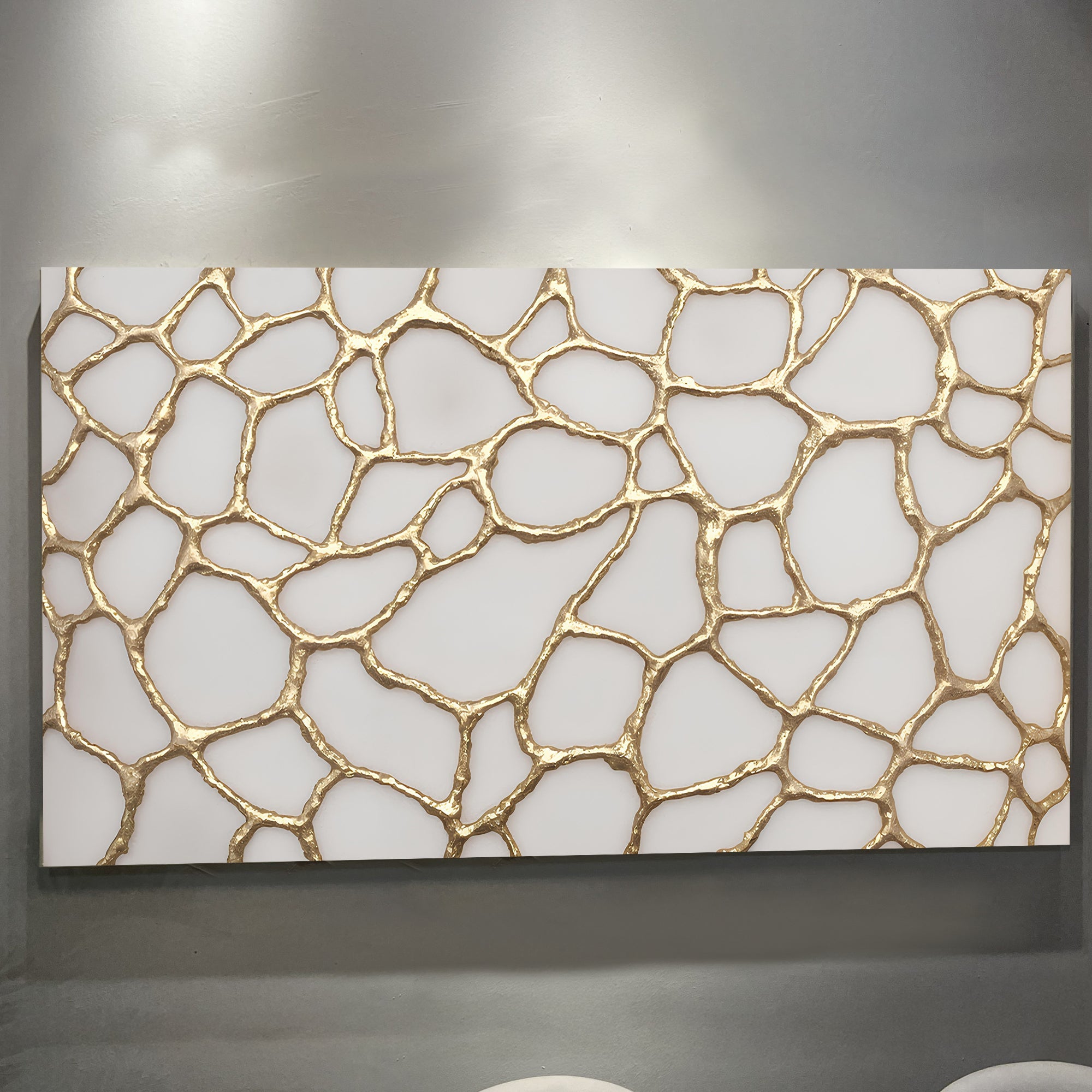 Golden Neurons Wall Art on sale at MyriadMart