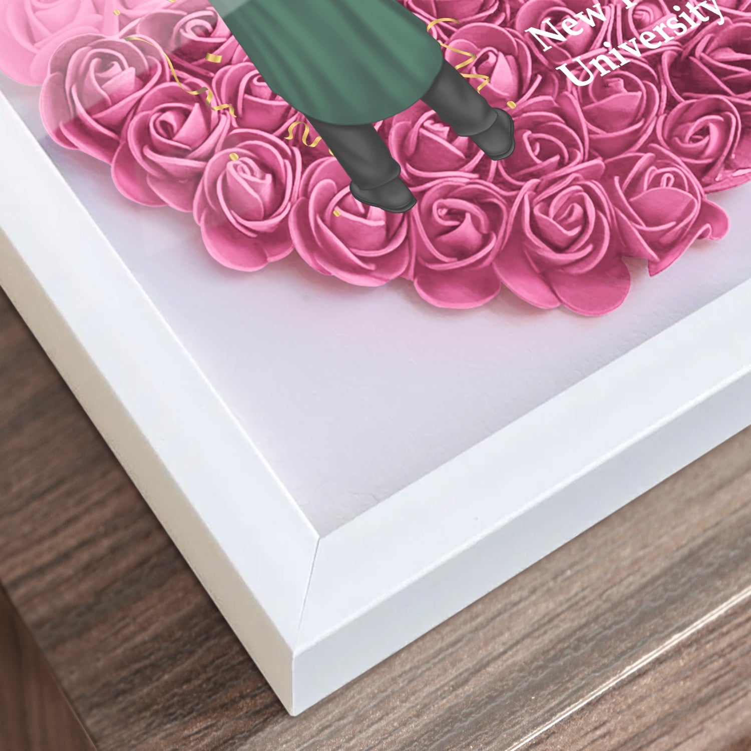 They Believed They Could - Graduation Gift, Gift For Friends - Personalized Flower Shadow Box - MyriadMart