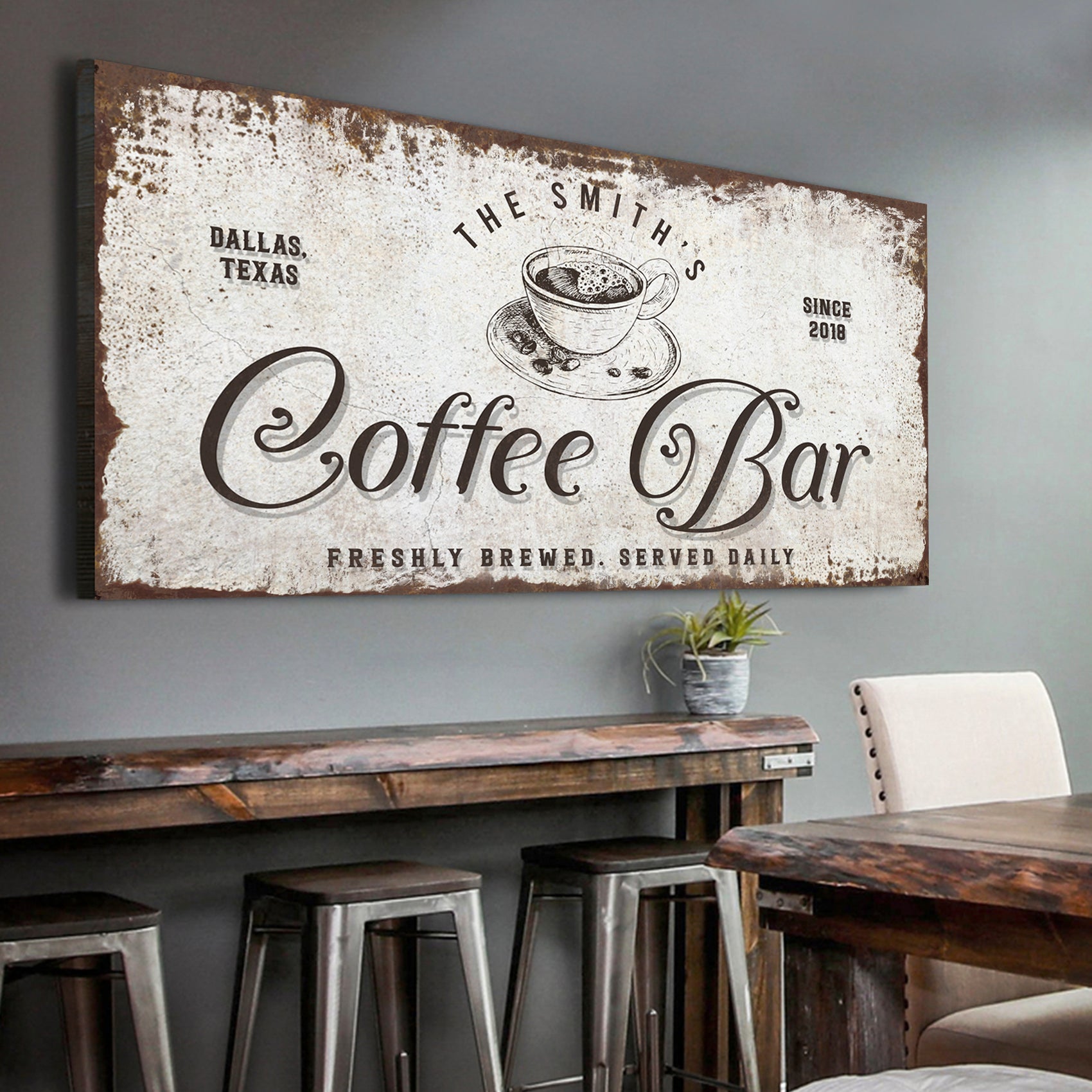 Coffee Bar Sign on sale at MyriadMart