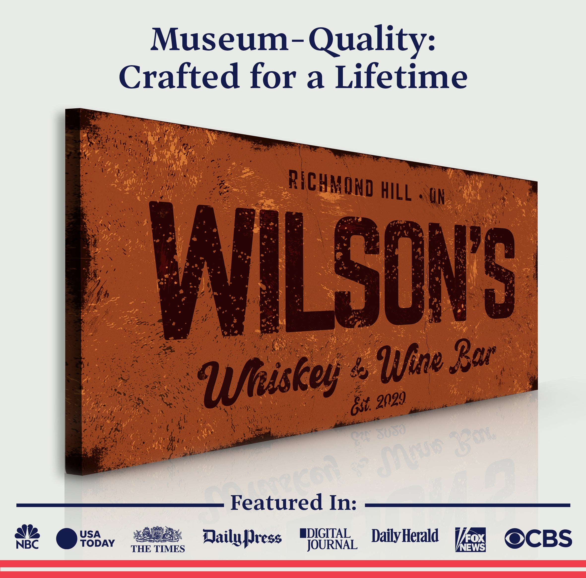 Whiskey And Wine Bar Sign II on sale at MyriadMart