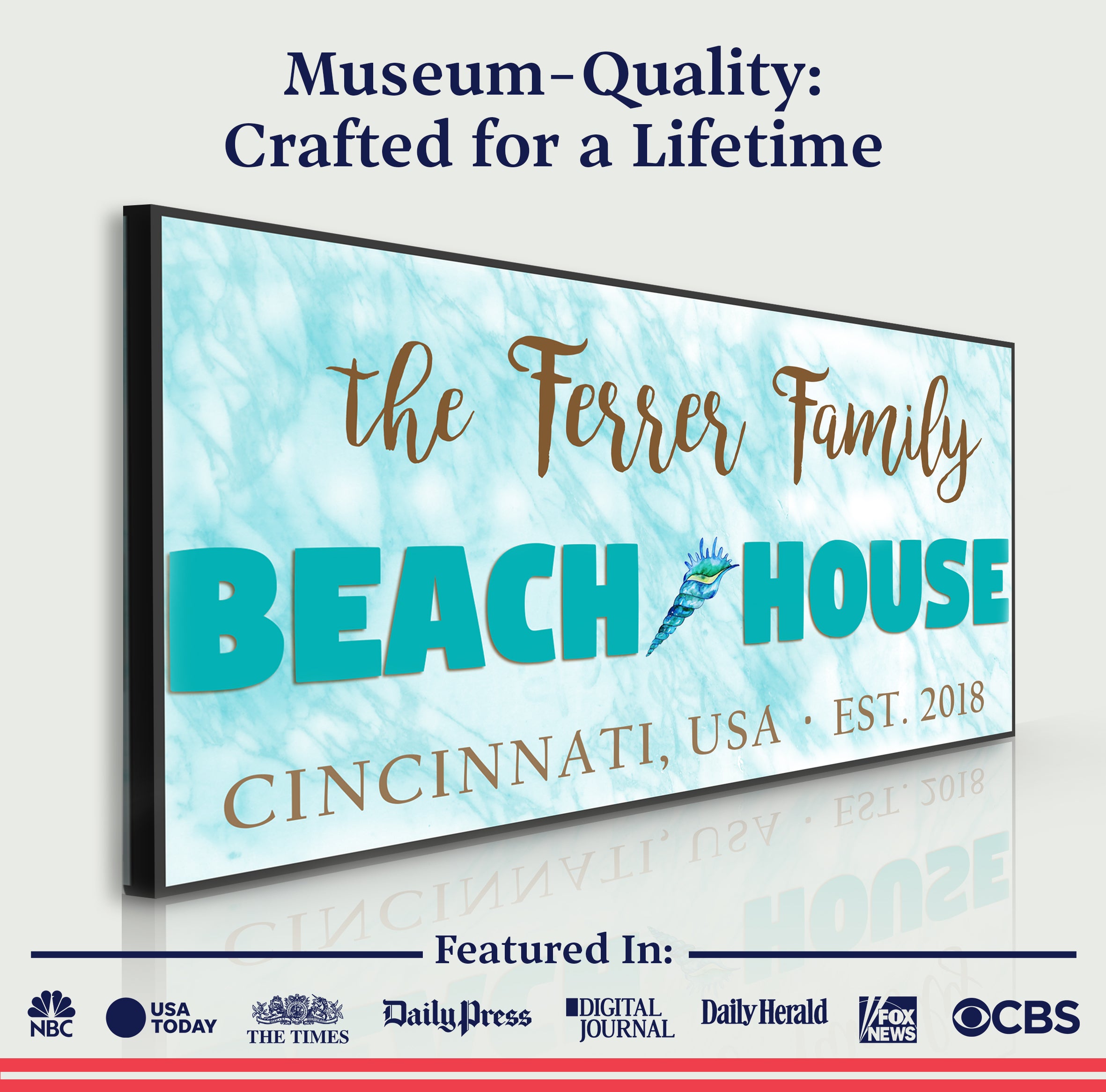 Beach House Sign II on sale at MyriadMart