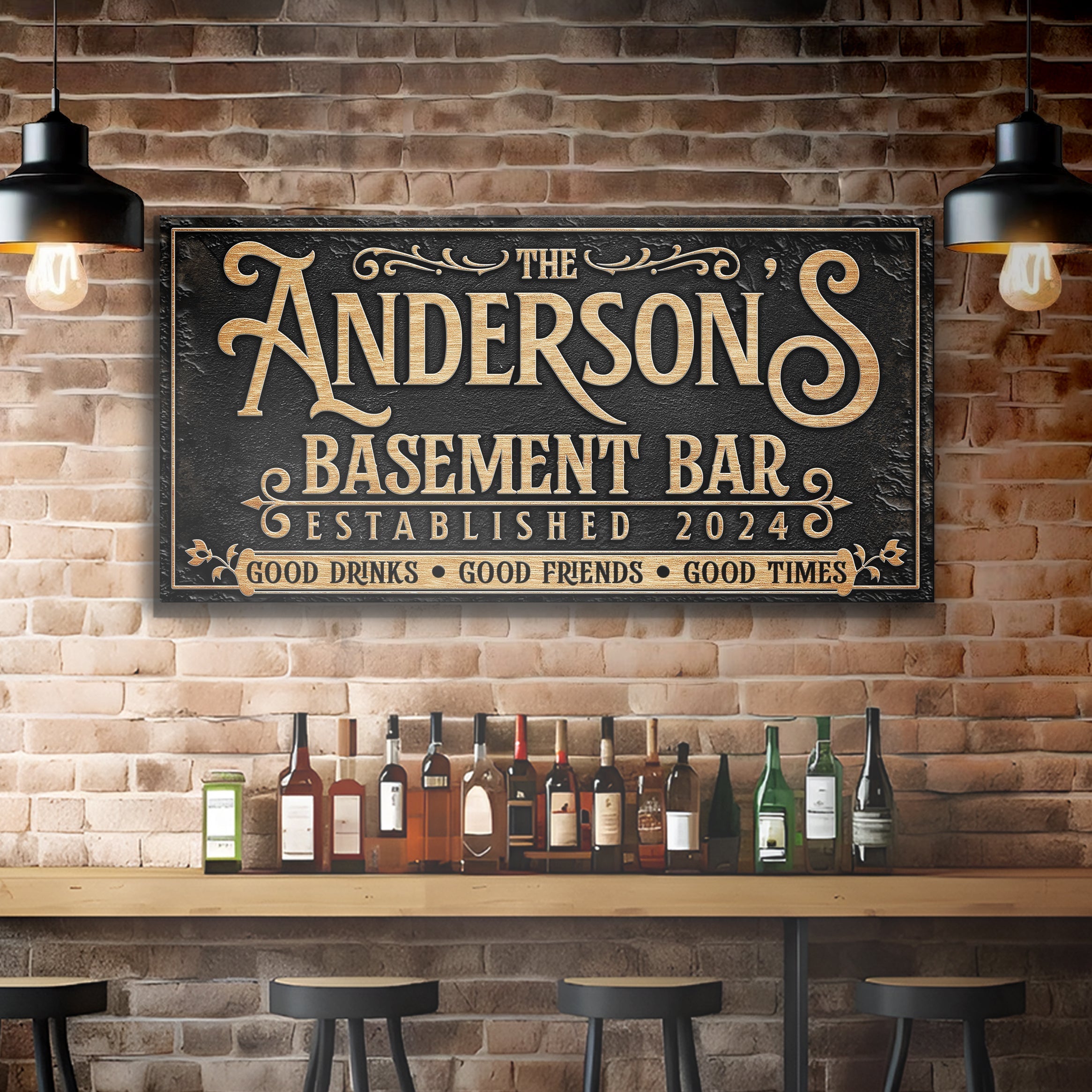 Custom Basement Bar Sign III on sale at MyriadMart