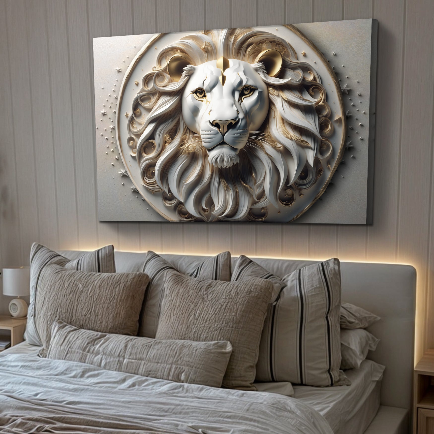 3D Majestic Lion Wall Art VI on sale at MyriadMart