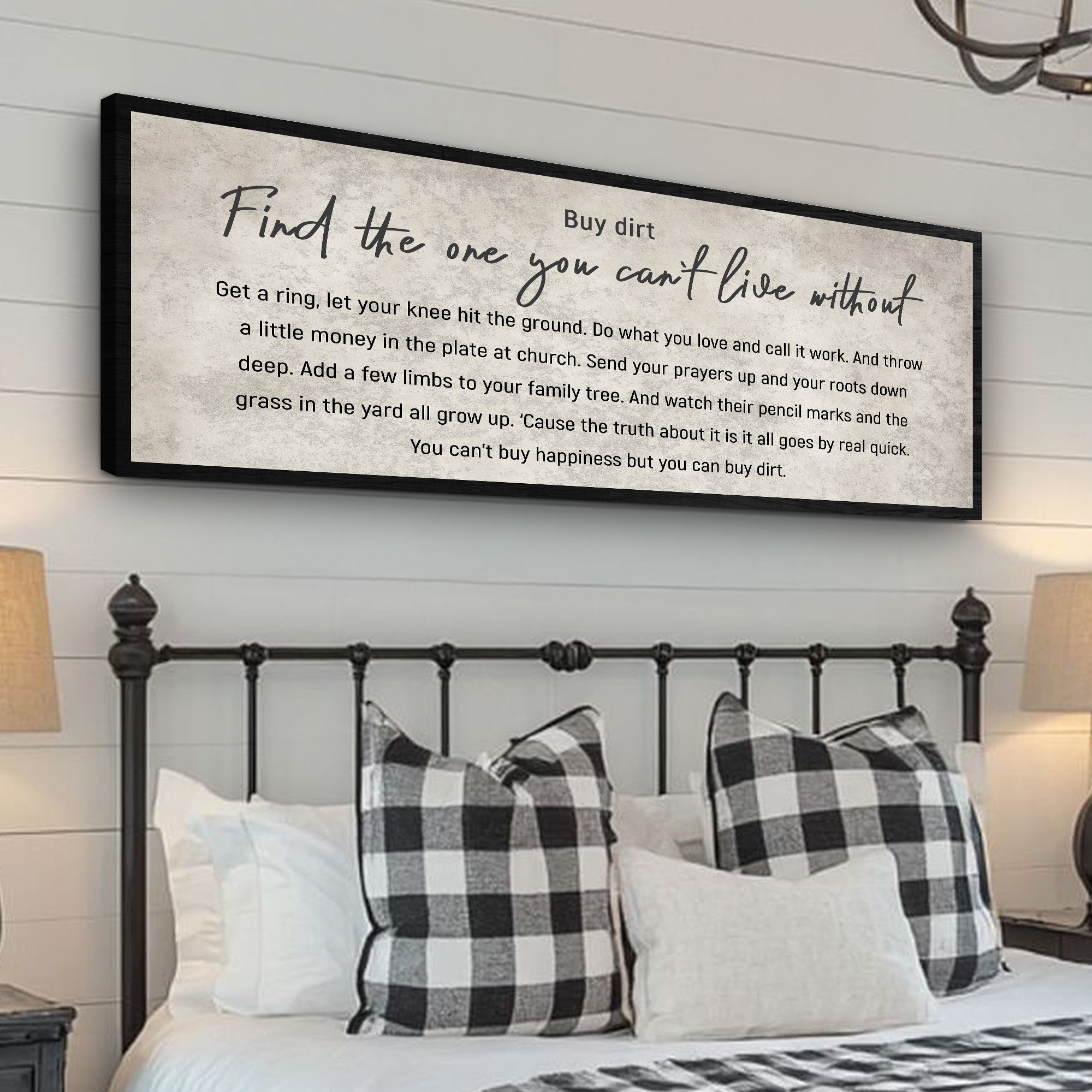 Find The One You Can't Live Without Family Sign III on sale at MyriadMart
