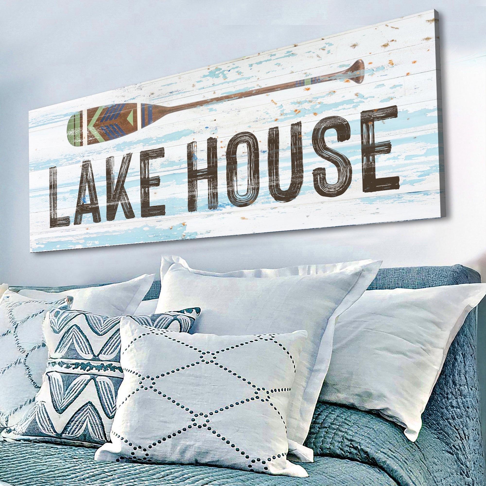 Lake House Coastal Sign III on sale at MyriadMart