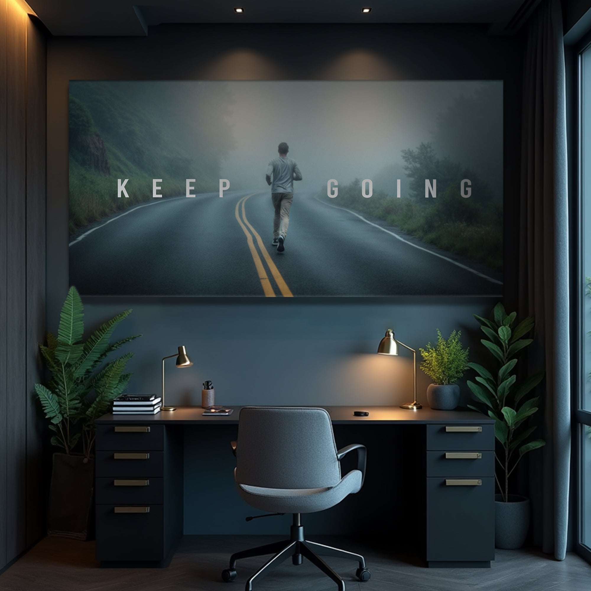 Keep Going Motivational Wall Sign on sale at MyriadMart