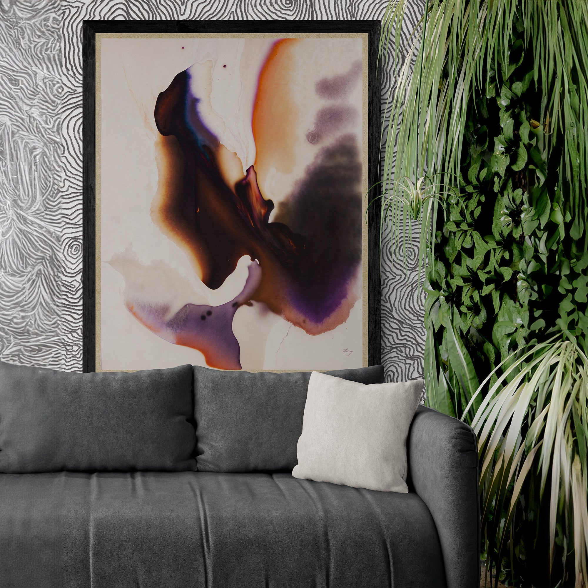 Canvas Print: "Velvet Bloom III" on sale at MyriadMart