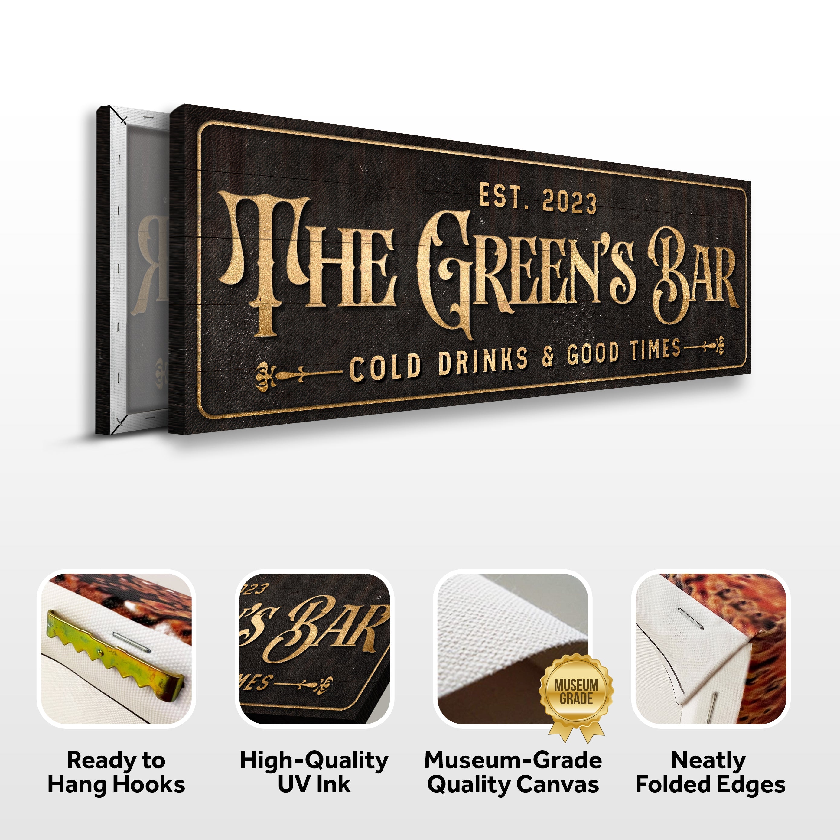 Custom Bar Sign III on sale at MyriadMart