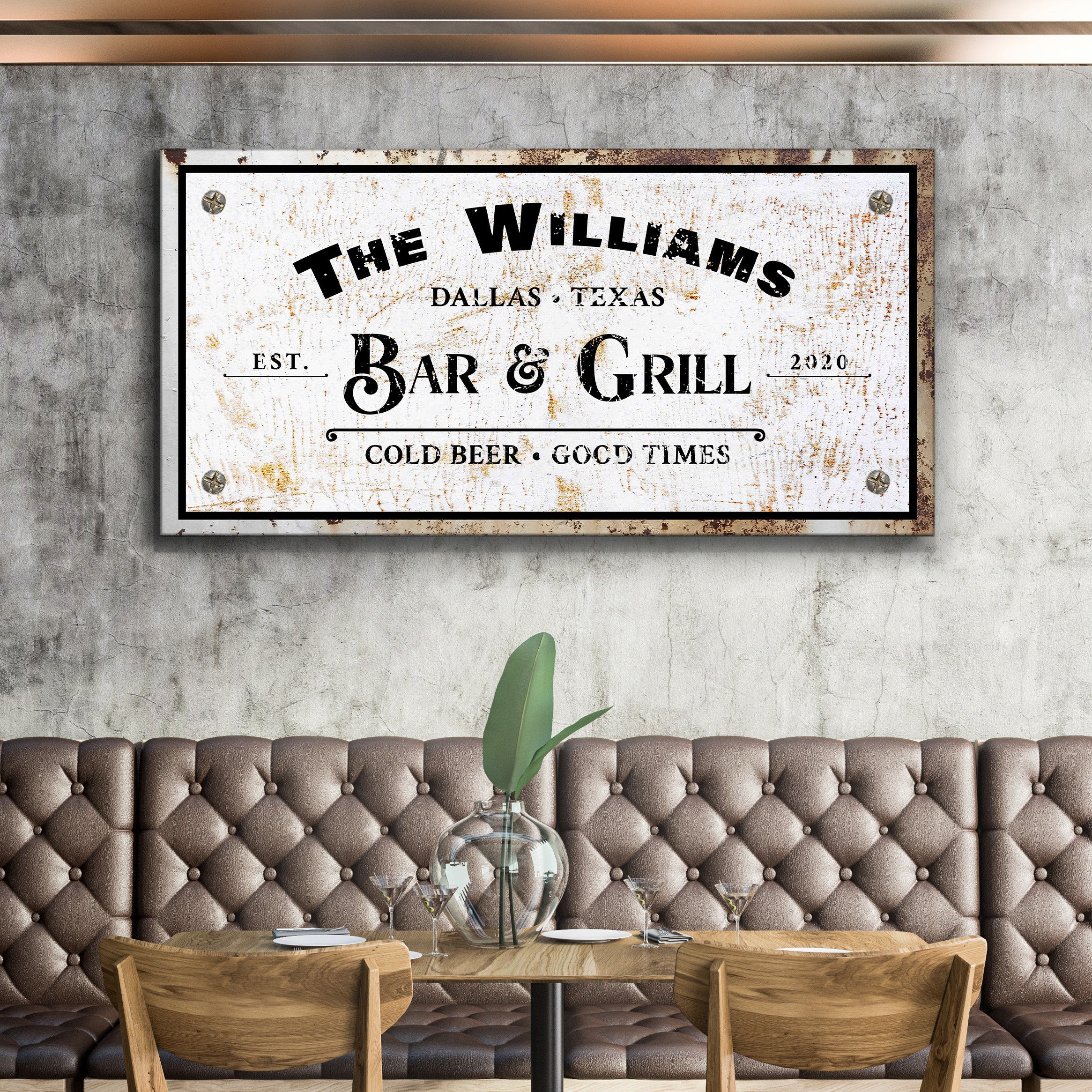 Bar and Grill Sign VIII on sale at MyriadMart