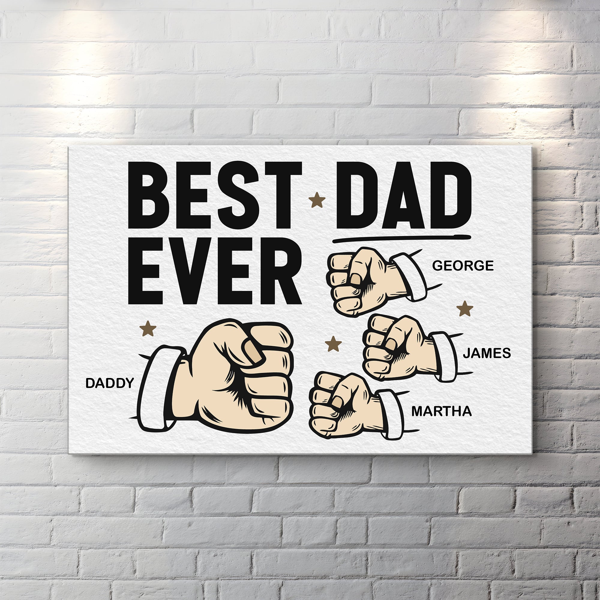 Best Dad Ever Father's Day Gift Sign on sale at MyriadMart