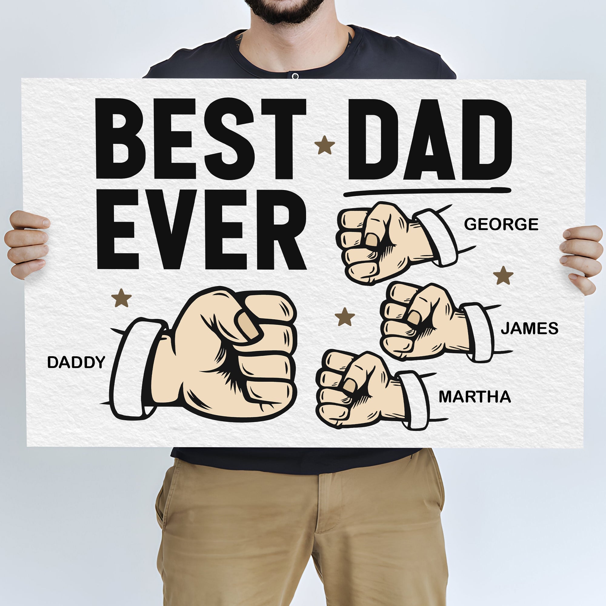 Best Dad Ever Father's Day Gift Sign on sale at MyriadMart