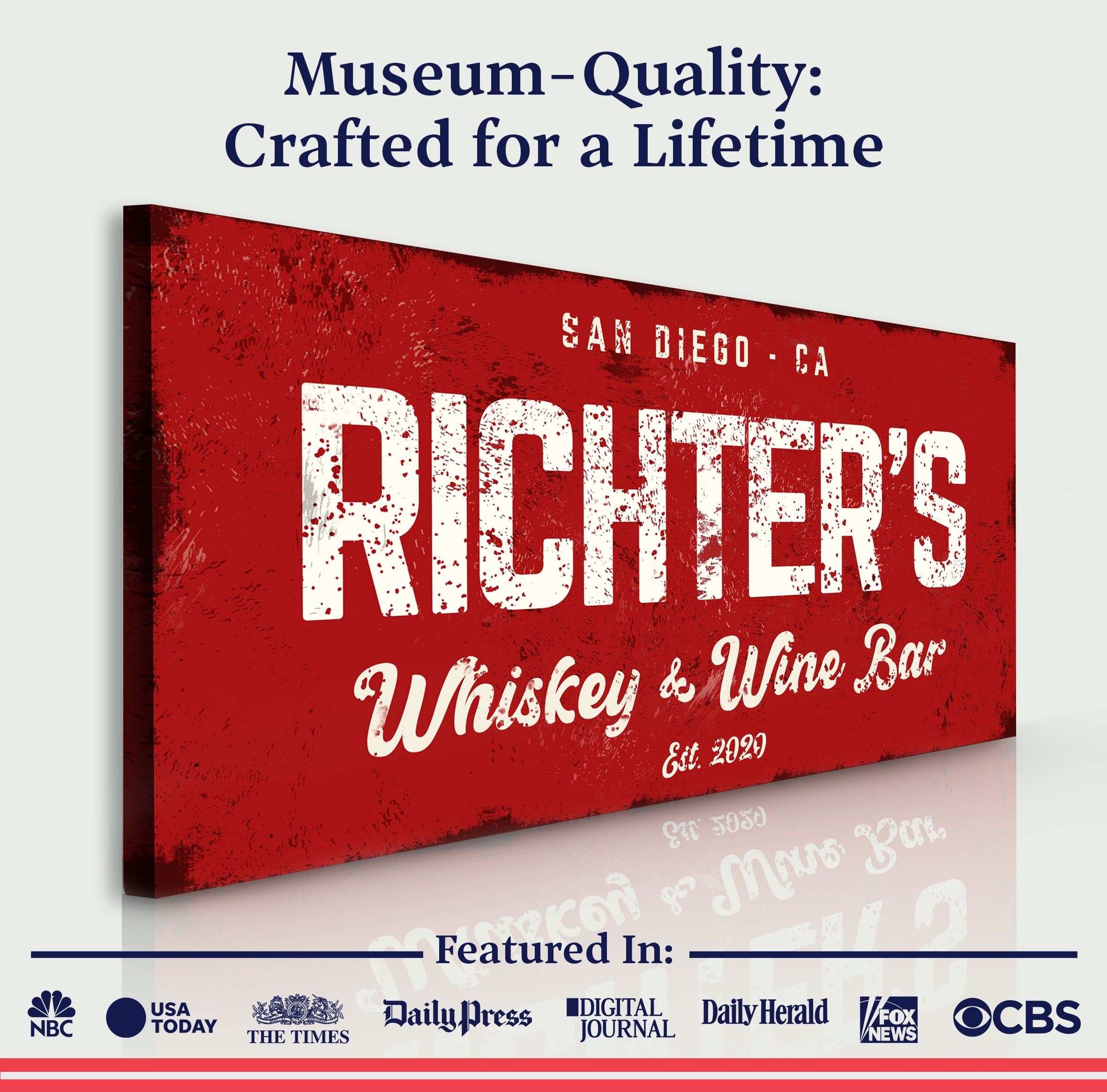 Whiskey And Wine Bar Sign III on sale at MyriadMart