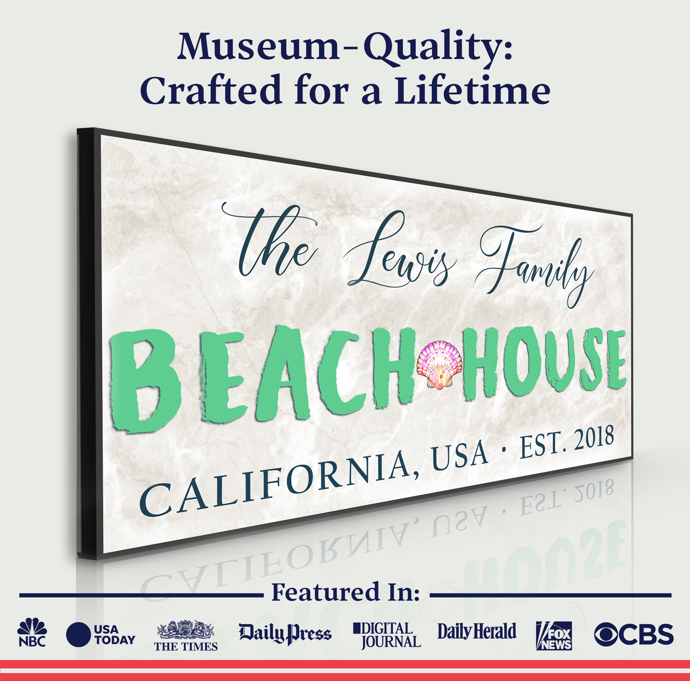Beach House Sign III on sale at MyriadMart