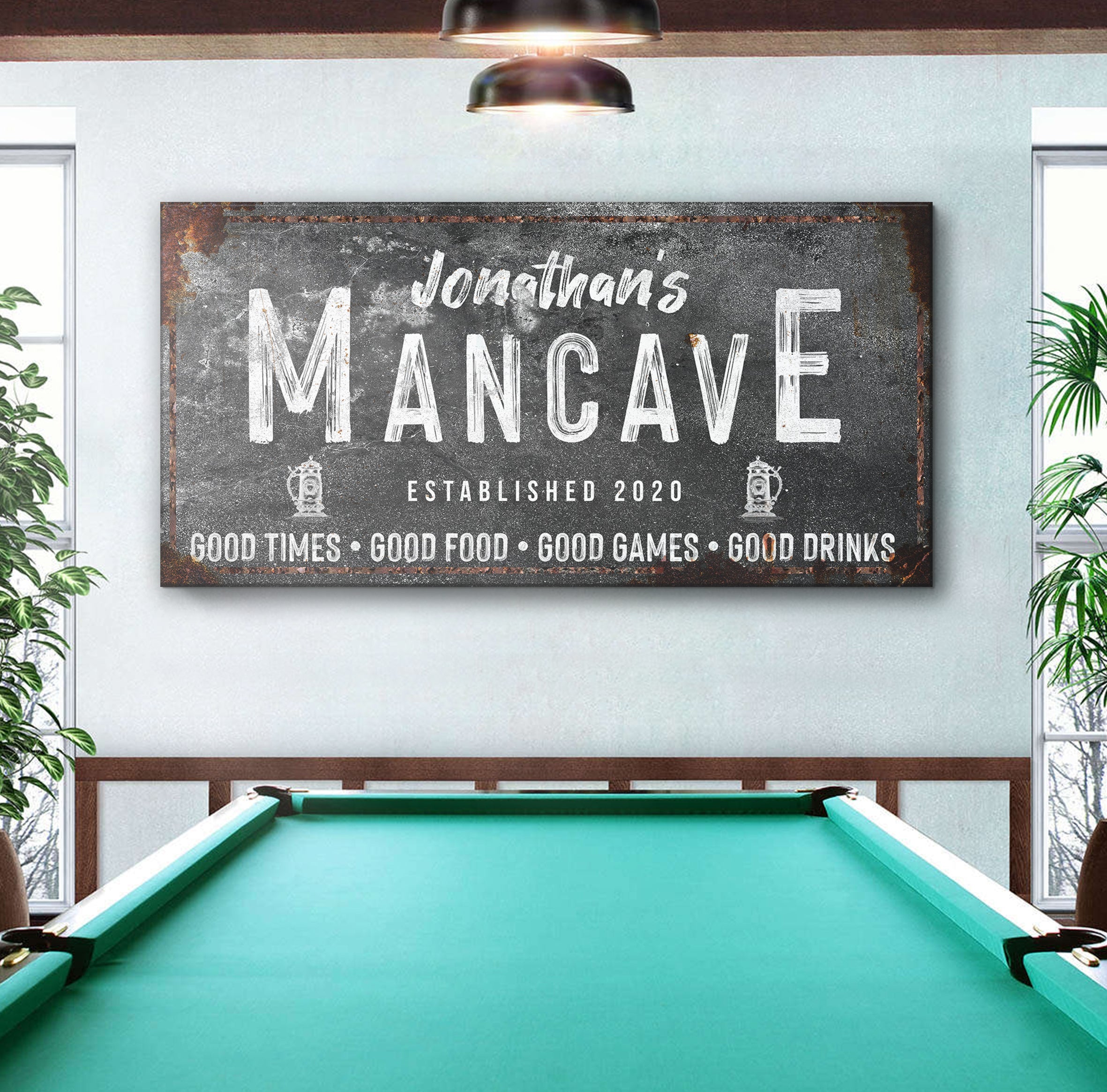 Good Times Man Cave Sign on sale at MyriadMart